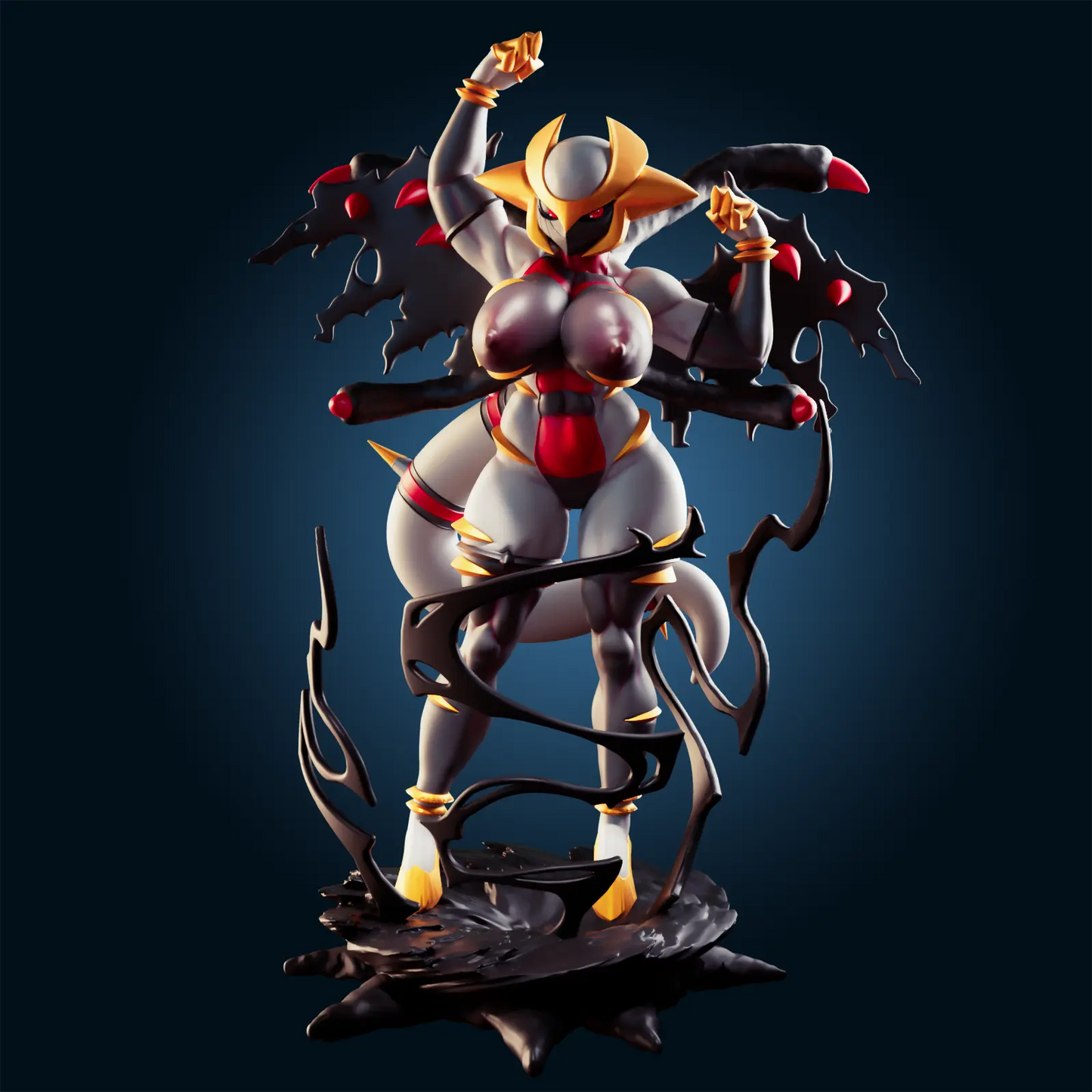 Giratina Pokémon Frost NSFW STL File – 3D Printable Adult Fan Art Model - SeoNyoki3D