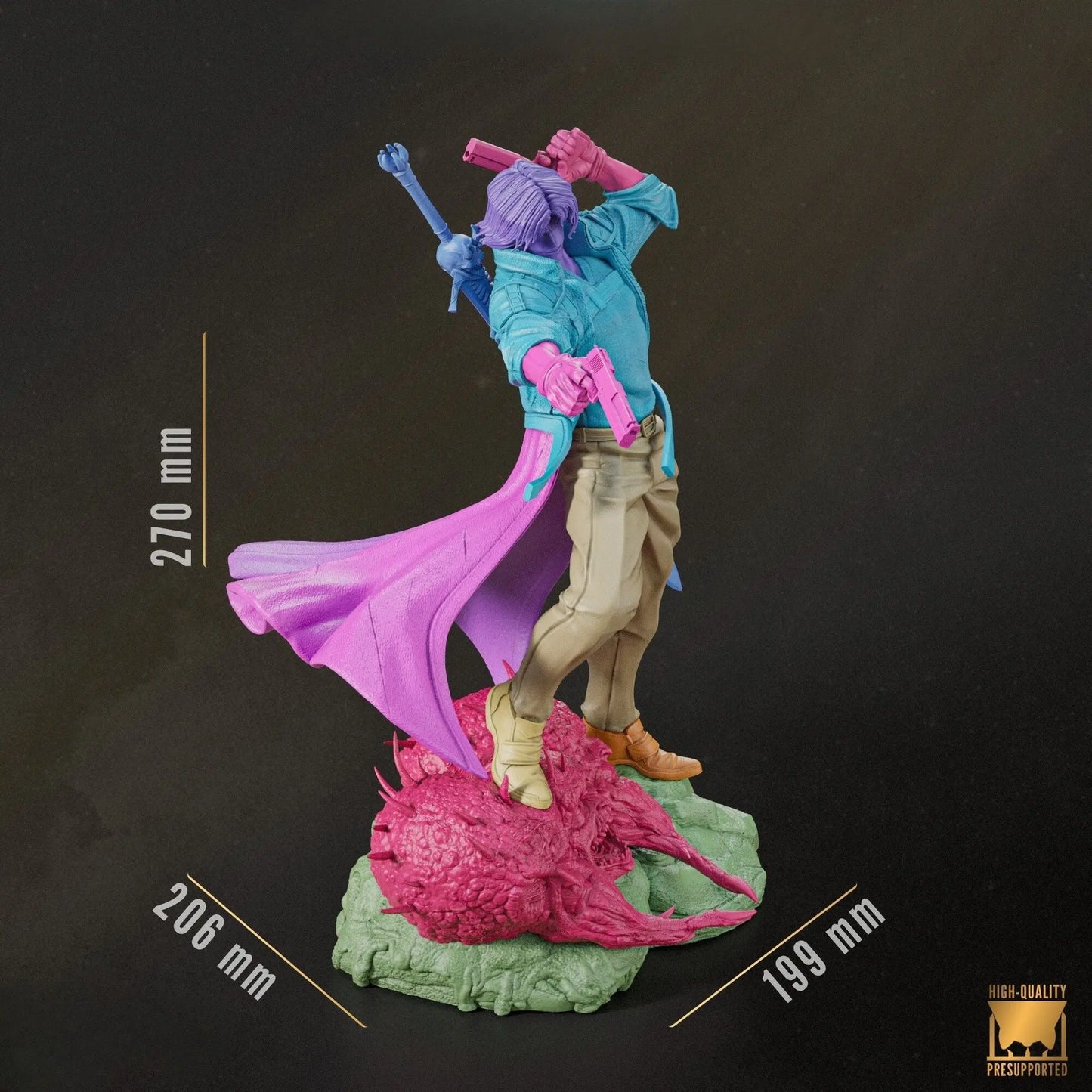 Dante STL File – Devil May Cry – 3D Printable Fan Art Model - SeoNyoki3D