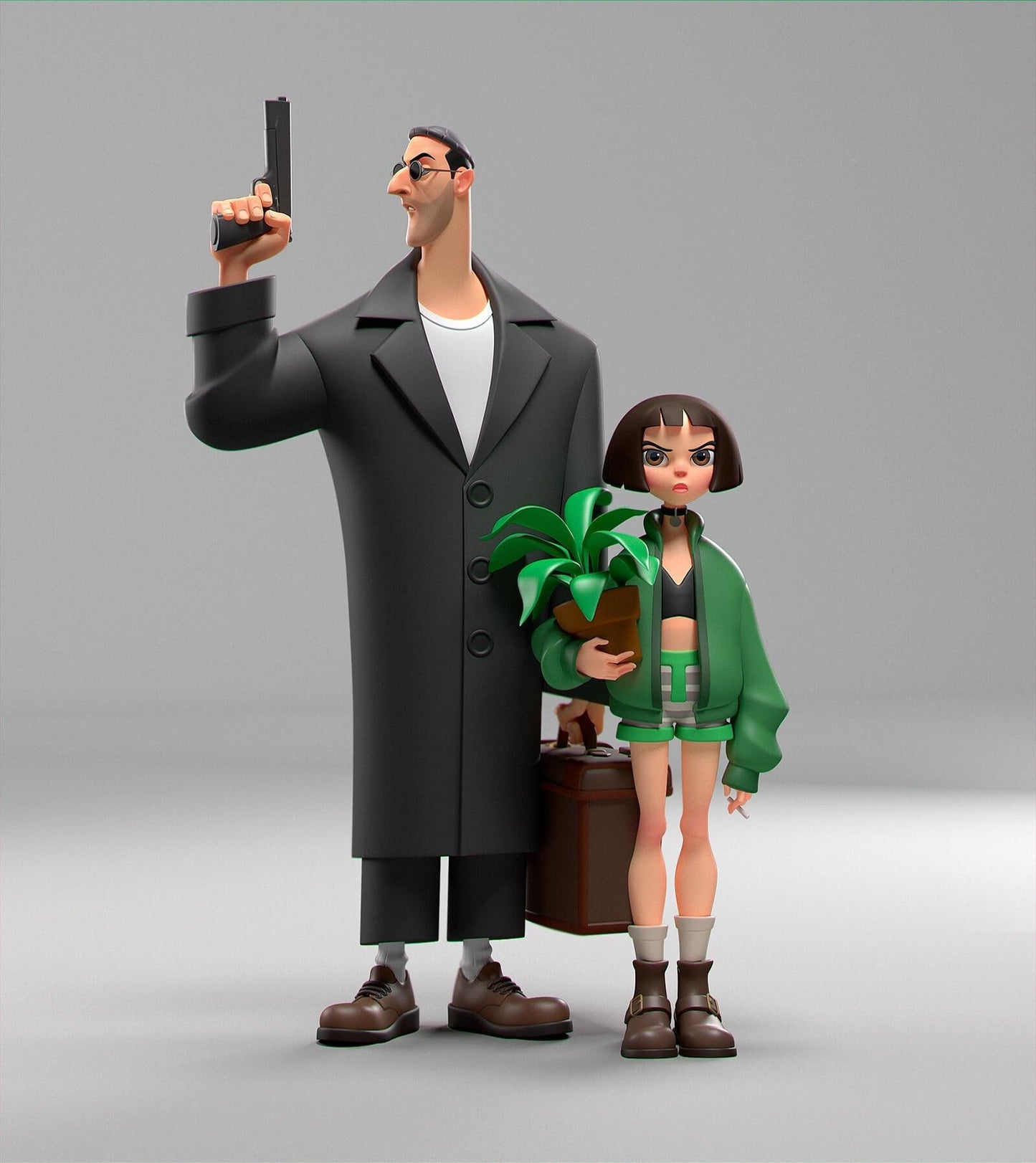 Léon – The Professional STL File – 3D printer files SeoNyoki3D
