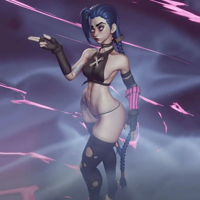 JINX NSFW STL File – League of Legends – 3D printer files SeoNyoki3D
