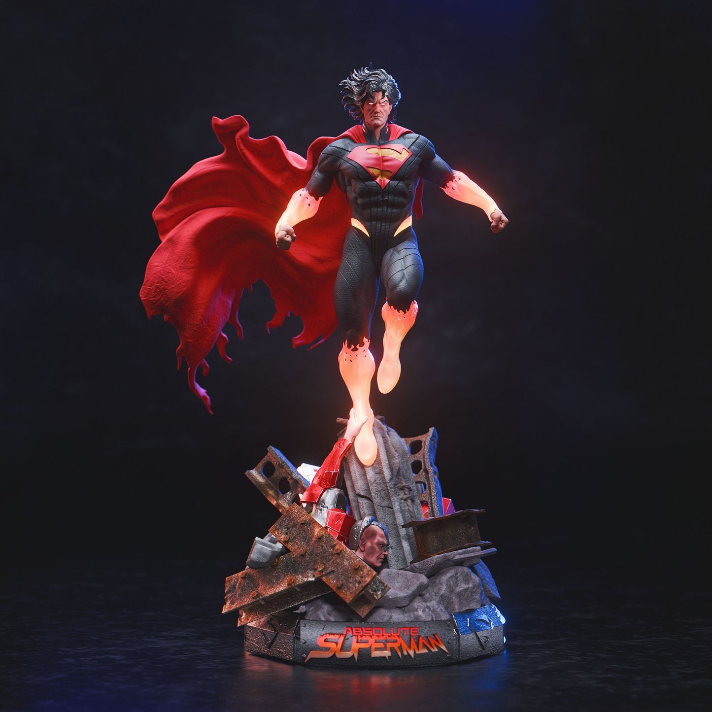 4178 Absolute Superman - DC Comics - STL 3D Print Files HihowruSTL