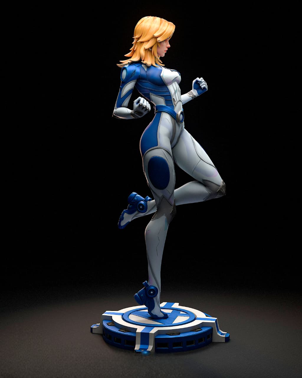 Invisible Woman – Fantastic Four STL 3D Print File SeoNyoki3D