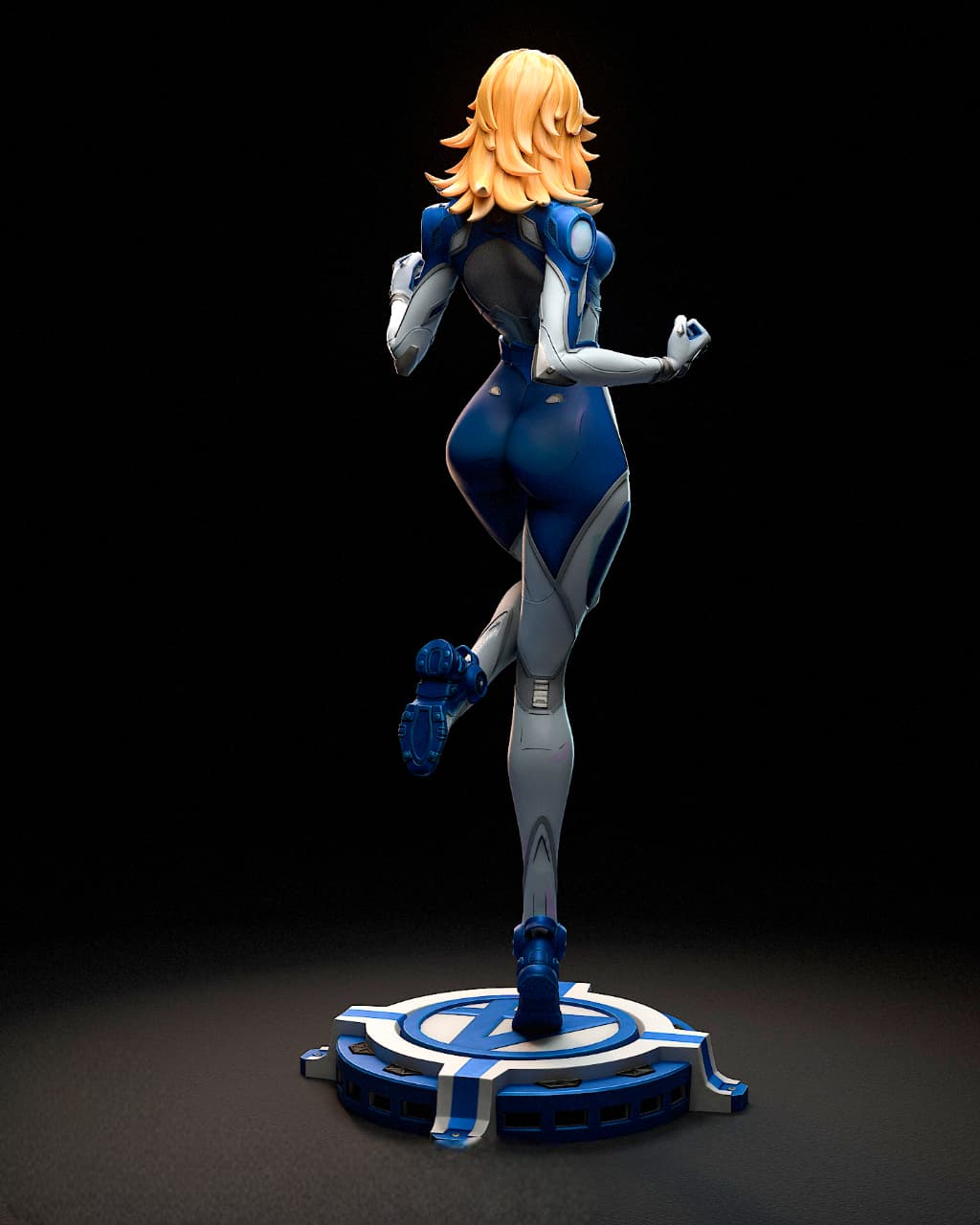 Invisible Woman – Fantastic Four STL 3D Print File SeoNyoki3D