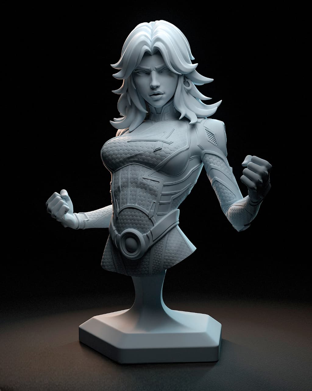 Invisible Woman – Fantastic Four STL 3D Print File SeoNyoki3D
