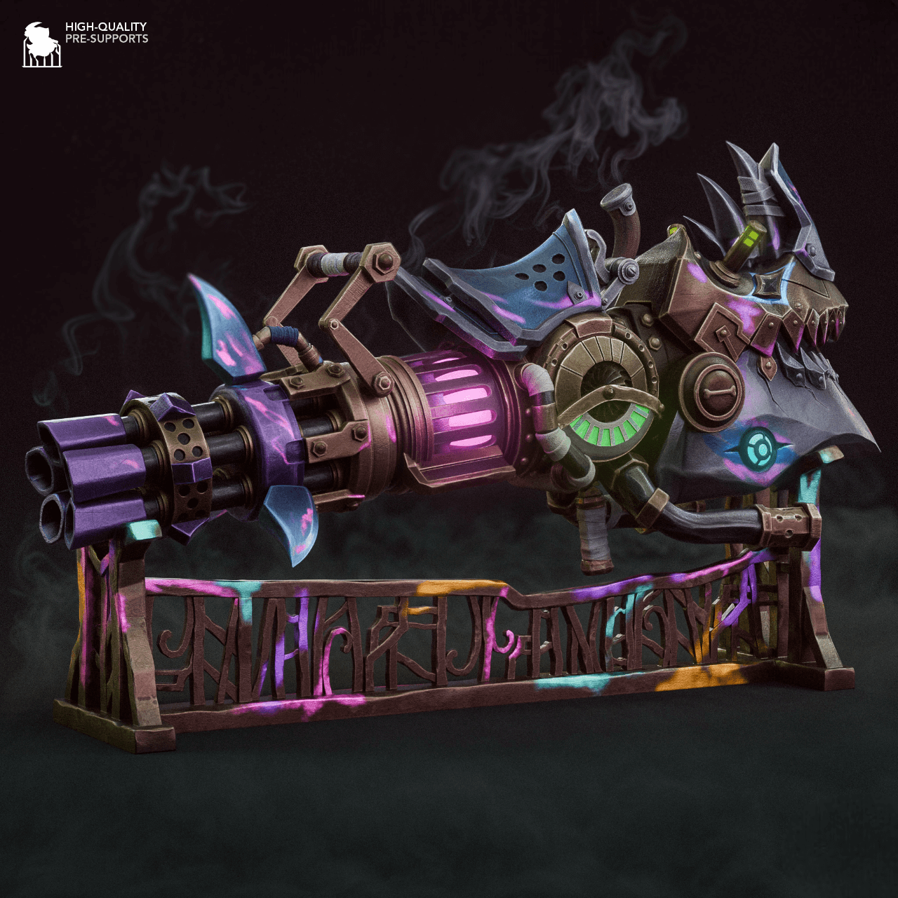 Jinx Rhino Gun – Arcane Weapon Model Scale 1/8 - STL 3D Print Files SeoNyoki3D