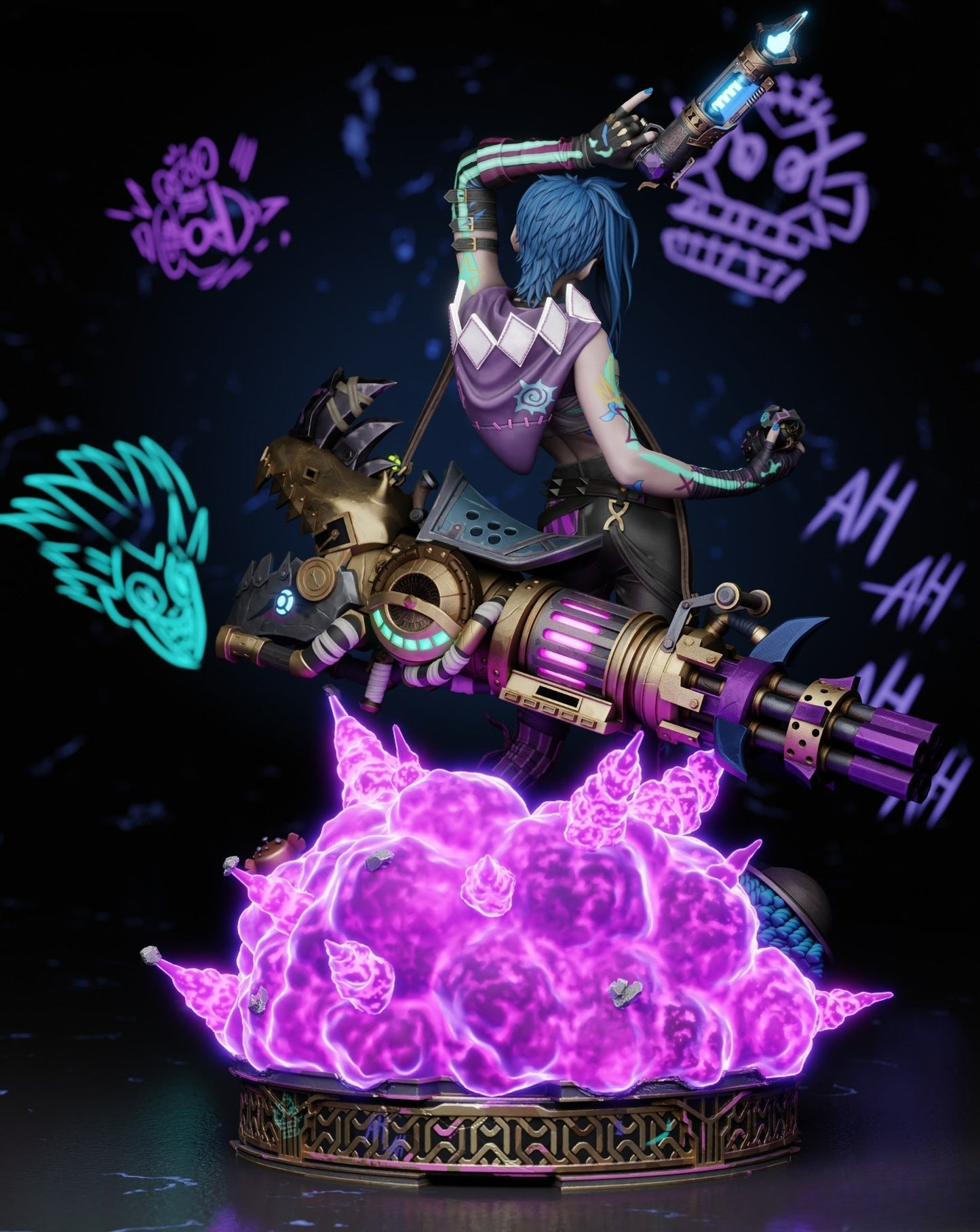Jinx - League of Legends - STL 3D Print Files SeoNyoki3D