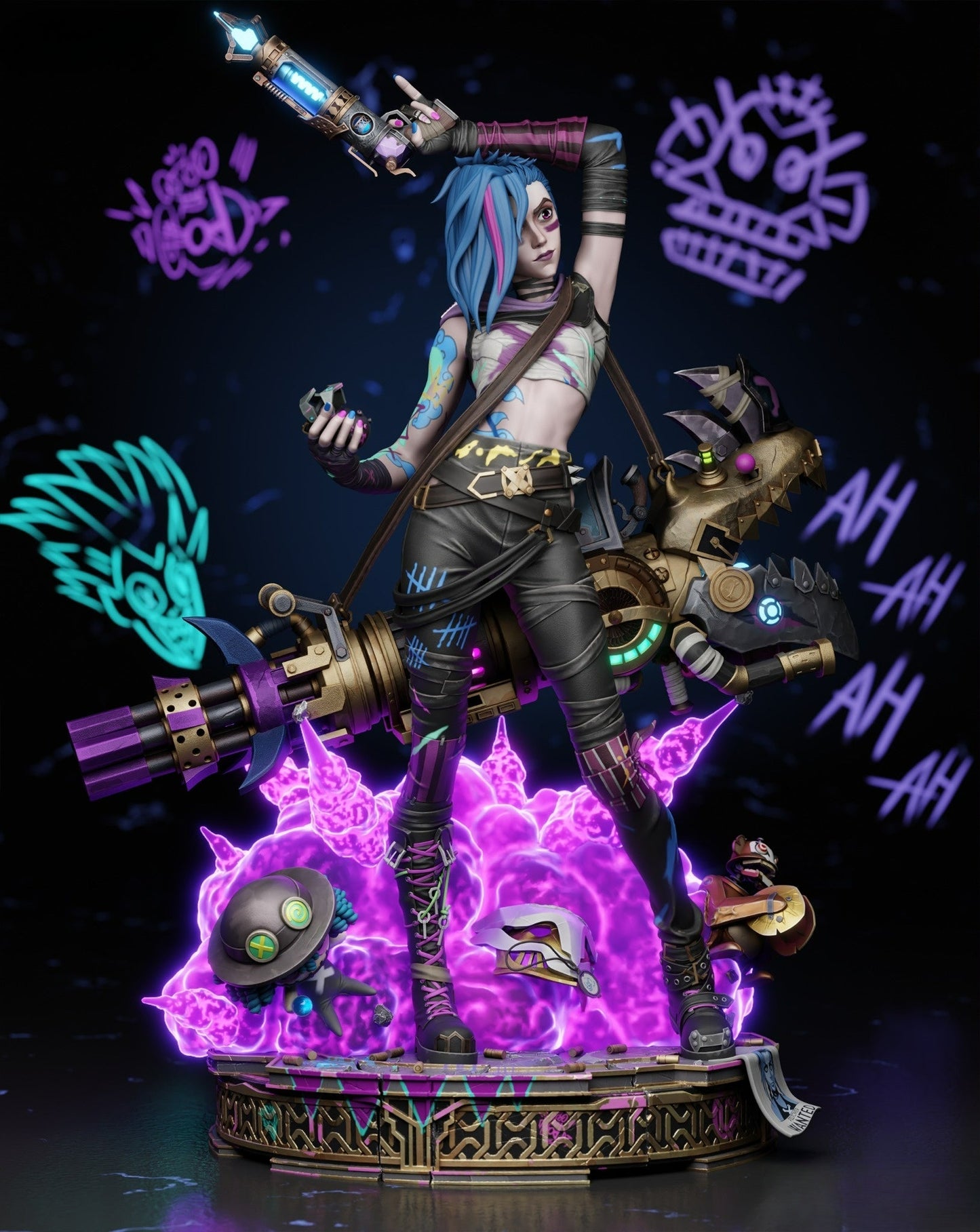 Jinx - League of Legends - STL 3D Print Files SeoNyoki3D