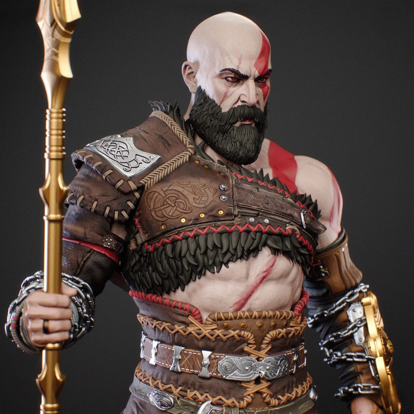 Kratos STL - God of War - 3D Print Files SeoNyoki3D
