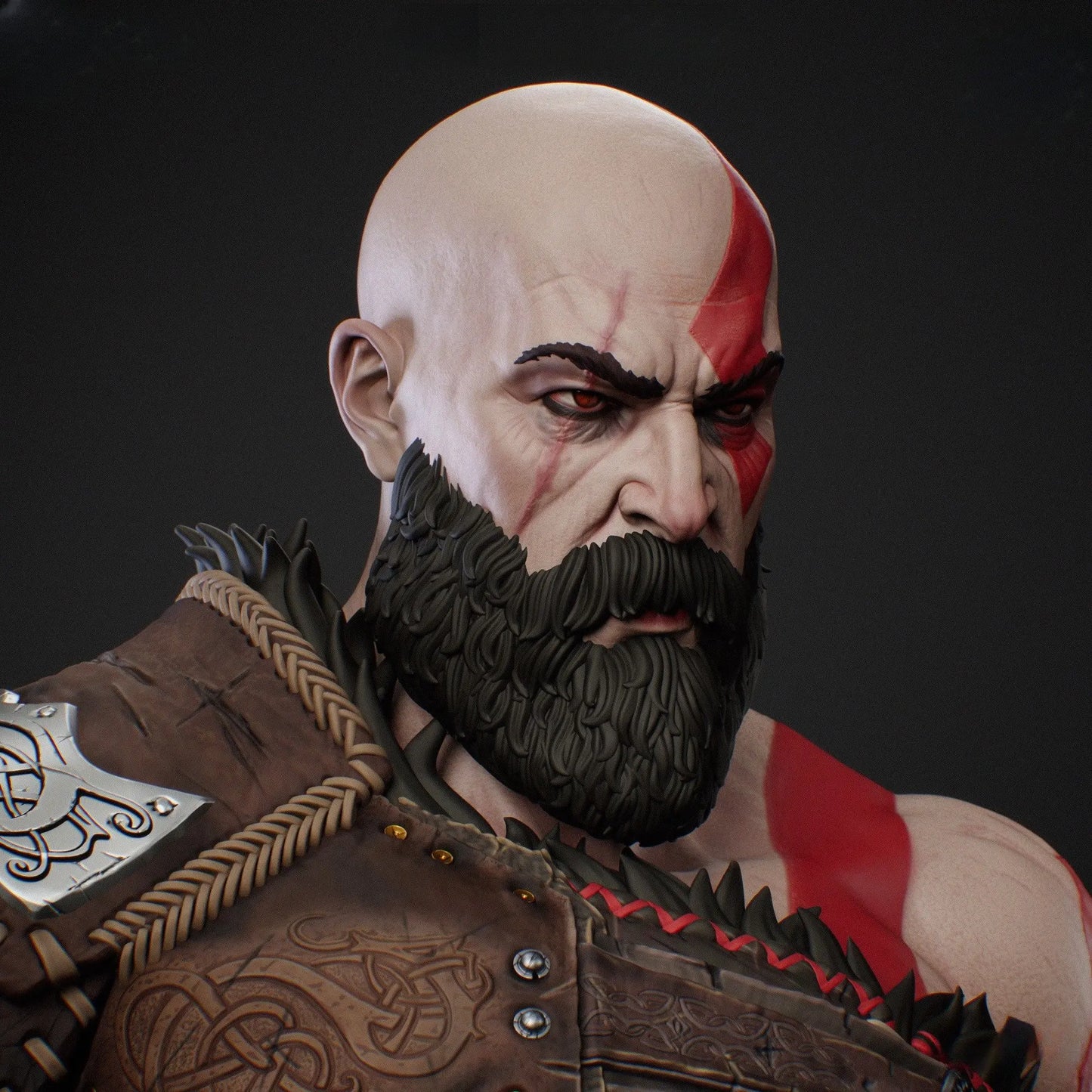 Kratos STL - God of War - 3D Print Files SeoNyoki3D