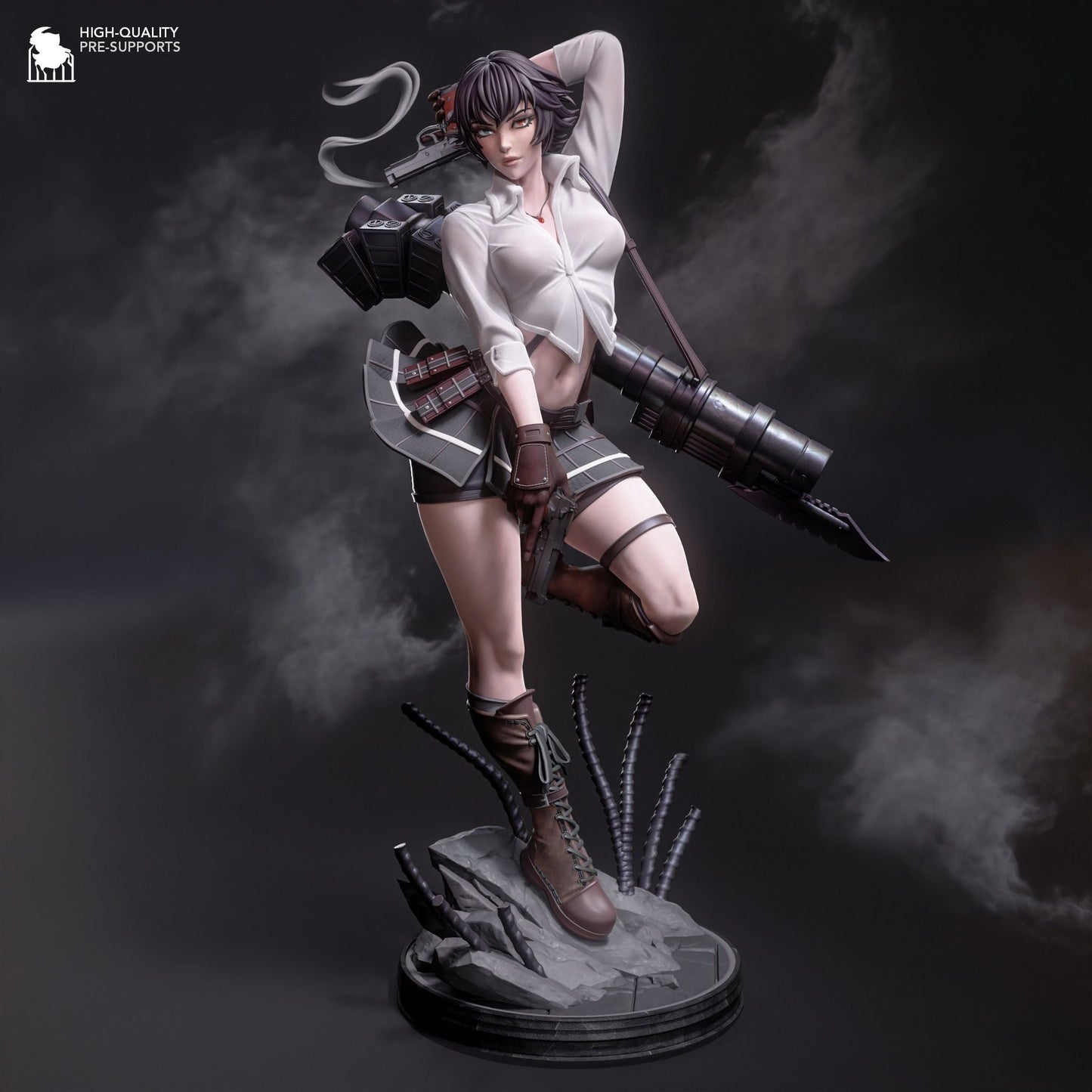 4120 Lady - Devil May Cry - STL 3D Print Files HihowruSTL