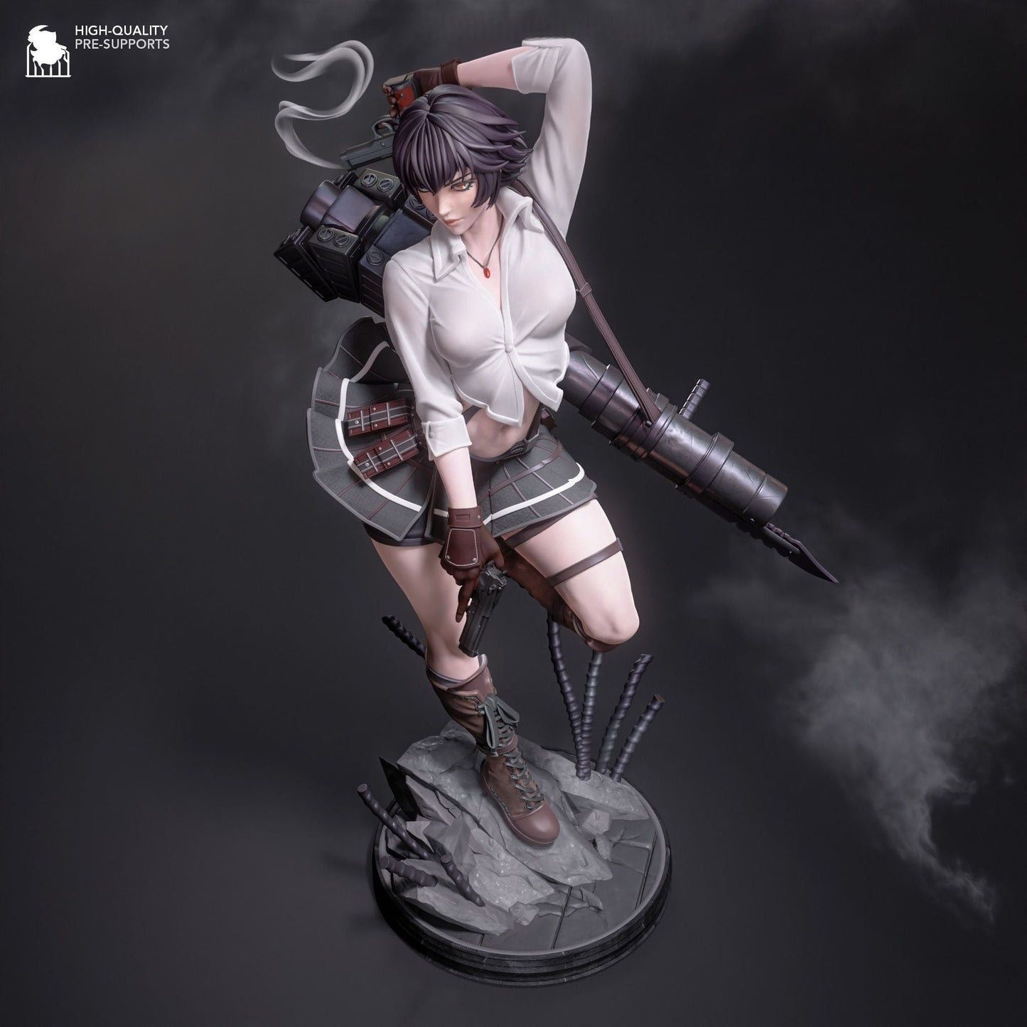 4120 Lady - Devil May Cry - STL 3D Print Files HihowruSTL