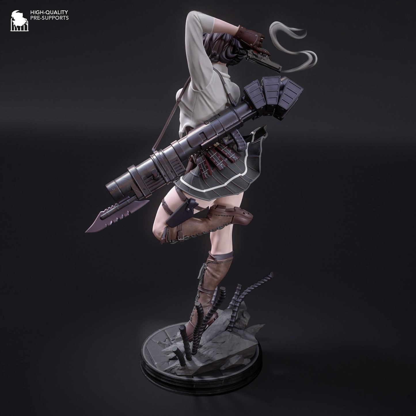 4120 Lady - Devil May Cry - STL 3D Print Files HihowruSTL