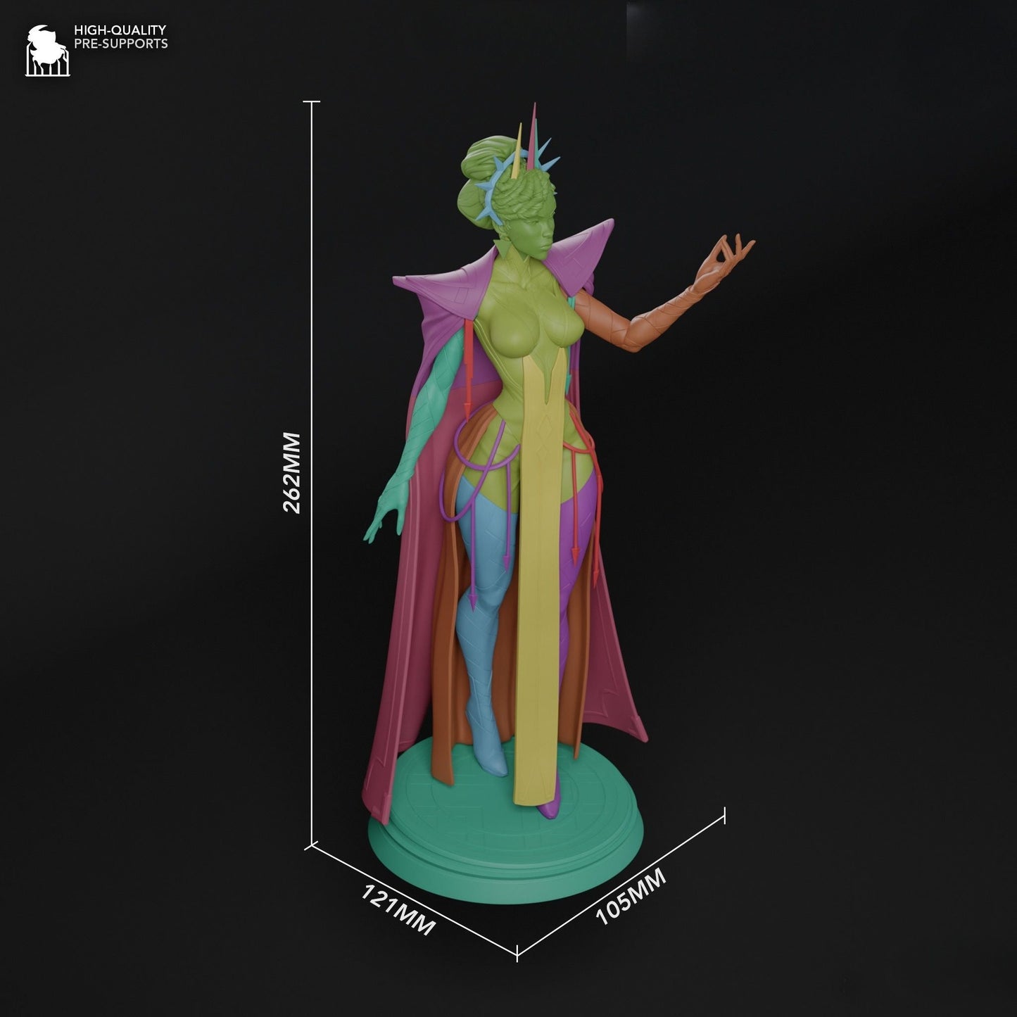 4104 Mel Medarda Arcane - League of Legends - STL 3D Print Files HihowruSTL