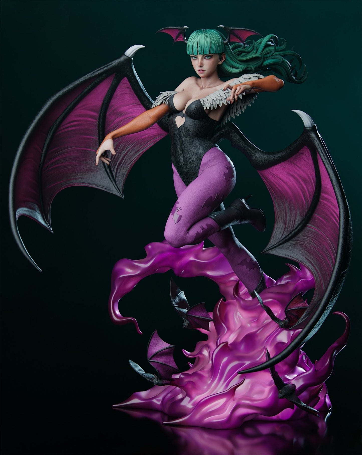 4207 Morrigan - Darkstalkers - STL 3D Print Files HihowruSTL