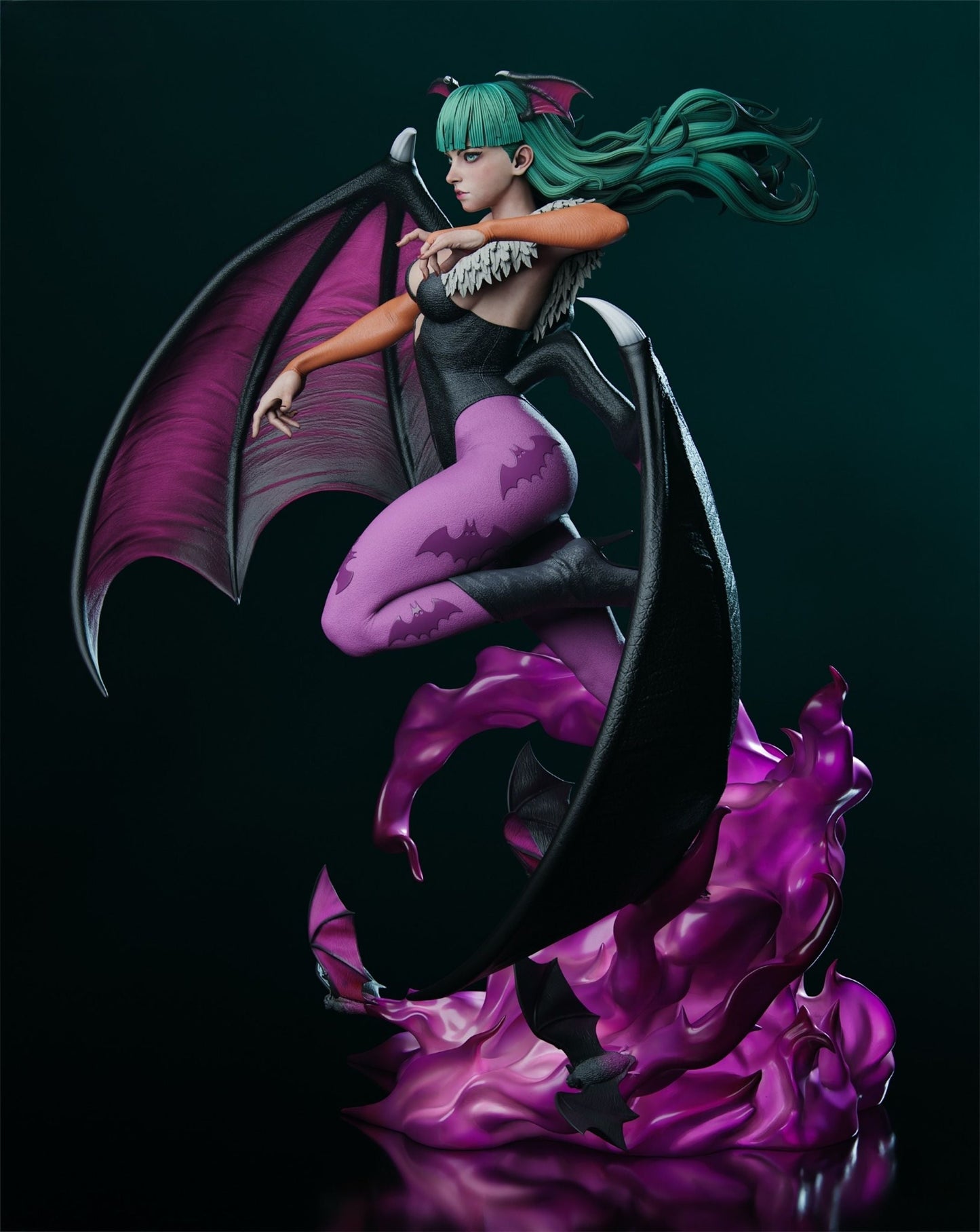 4207 Morrigan - Darkstalkers - STL 3D Print Files HihowruSTL