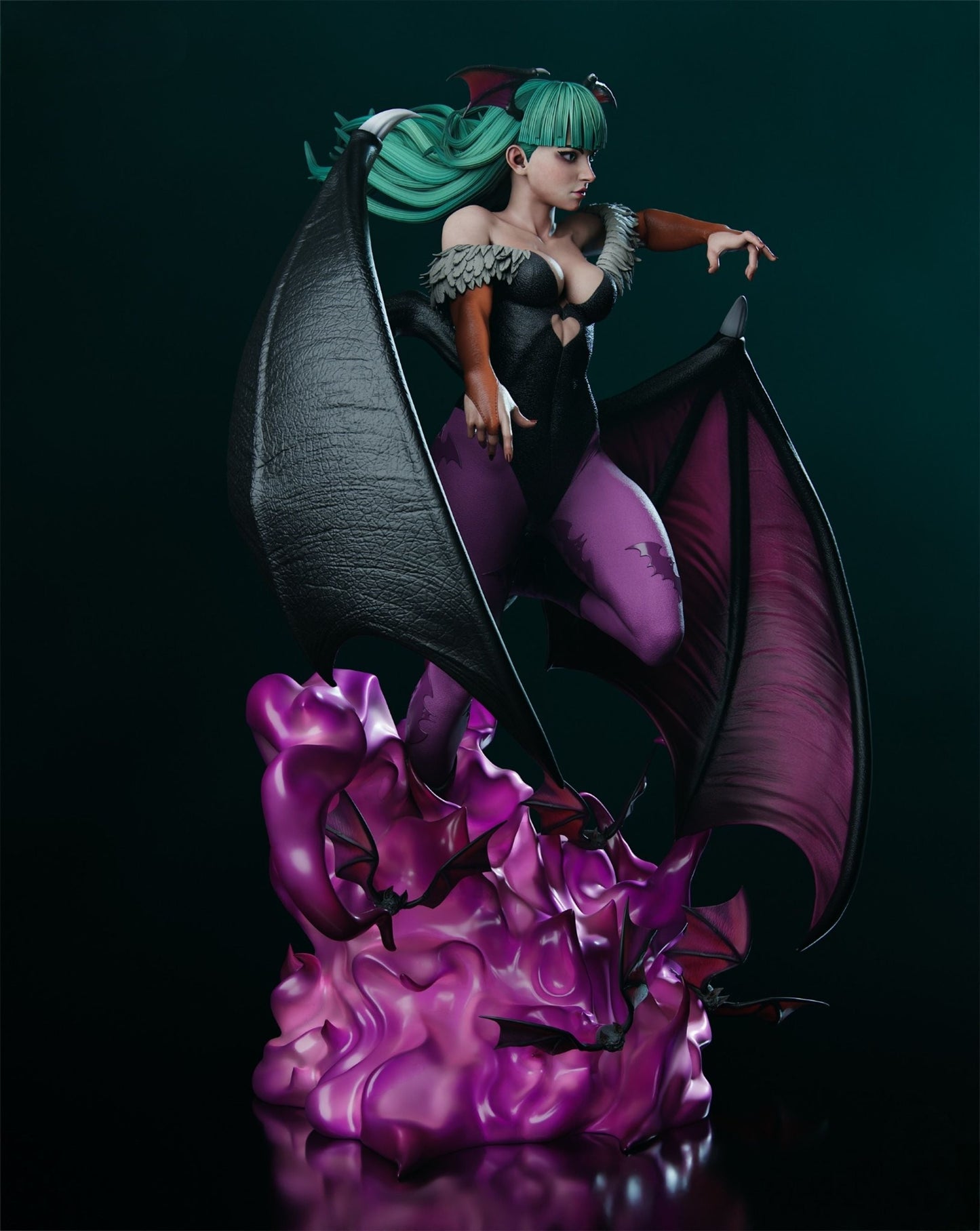 4207 Morrigan - Darkstalkers - STL 3D Print Files HihowruSTL