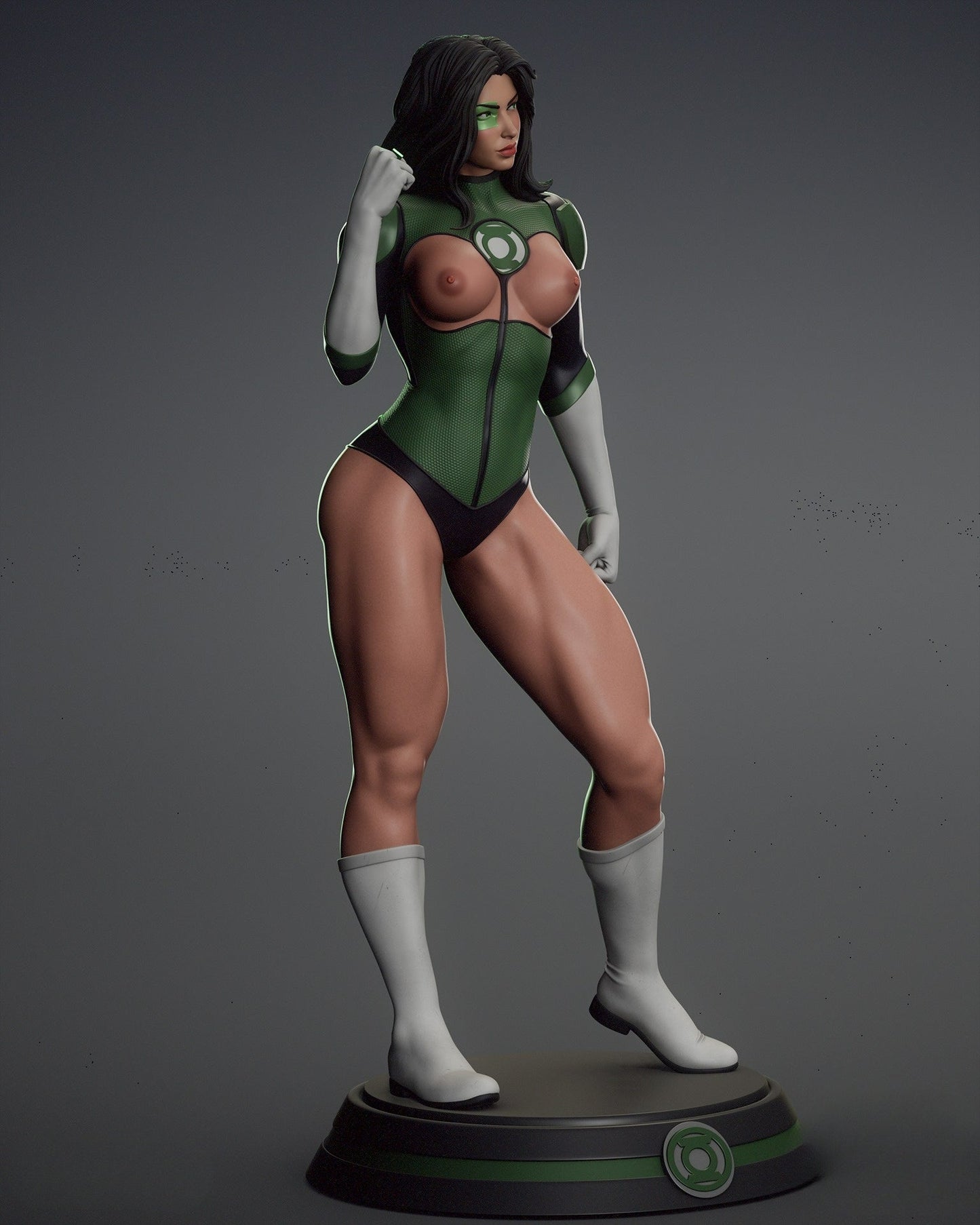 Jessica Cruz NSFW - Green Lantern - STL 3D Print Files SeoNyoki3D