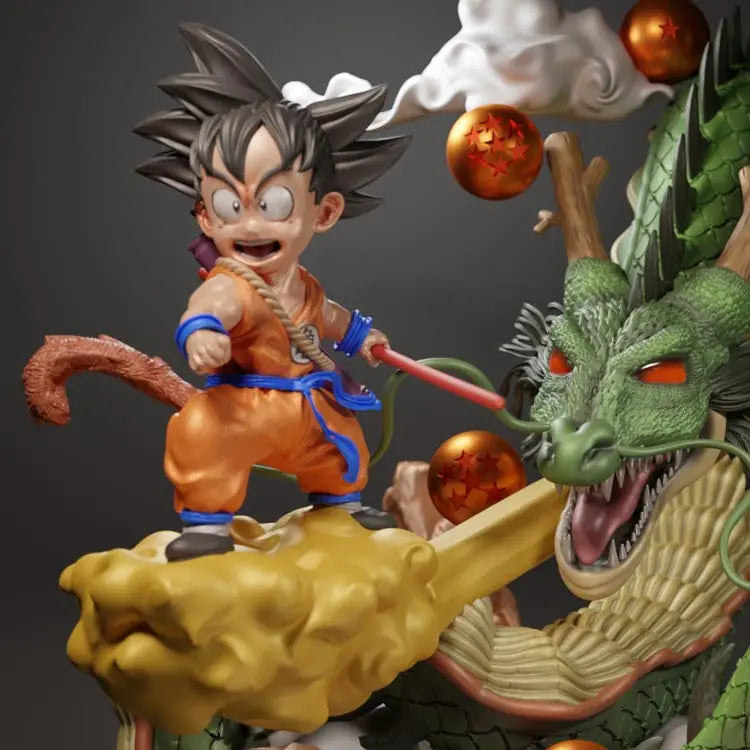 Kid Goku & Shenron STL File – Dragon Ball – 3D Printable Fan Art Model - SeoNyoki3D
