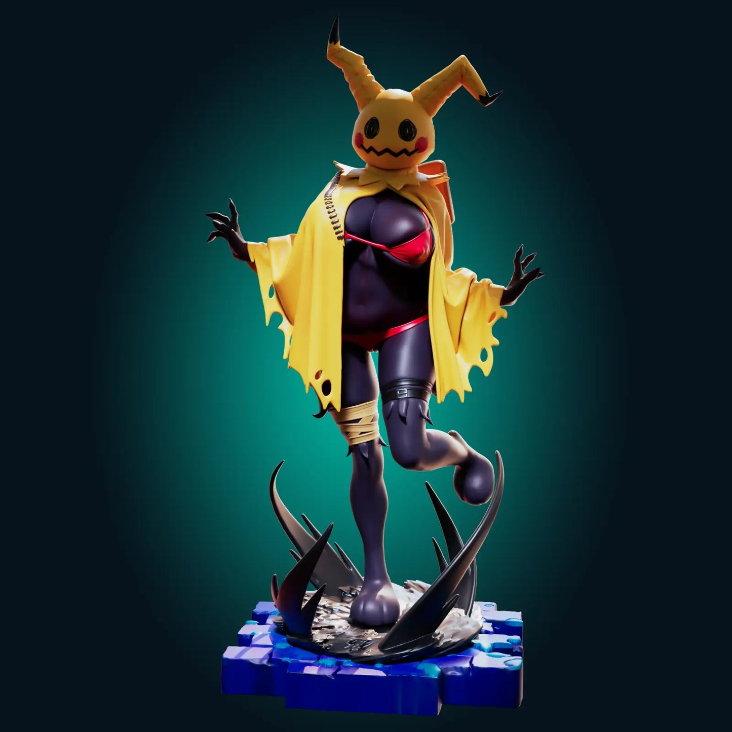 Mimikyu Pokémon Frost NSFW STL File – 3D Printable Adult Fan Art Model - SeoNyoki3D