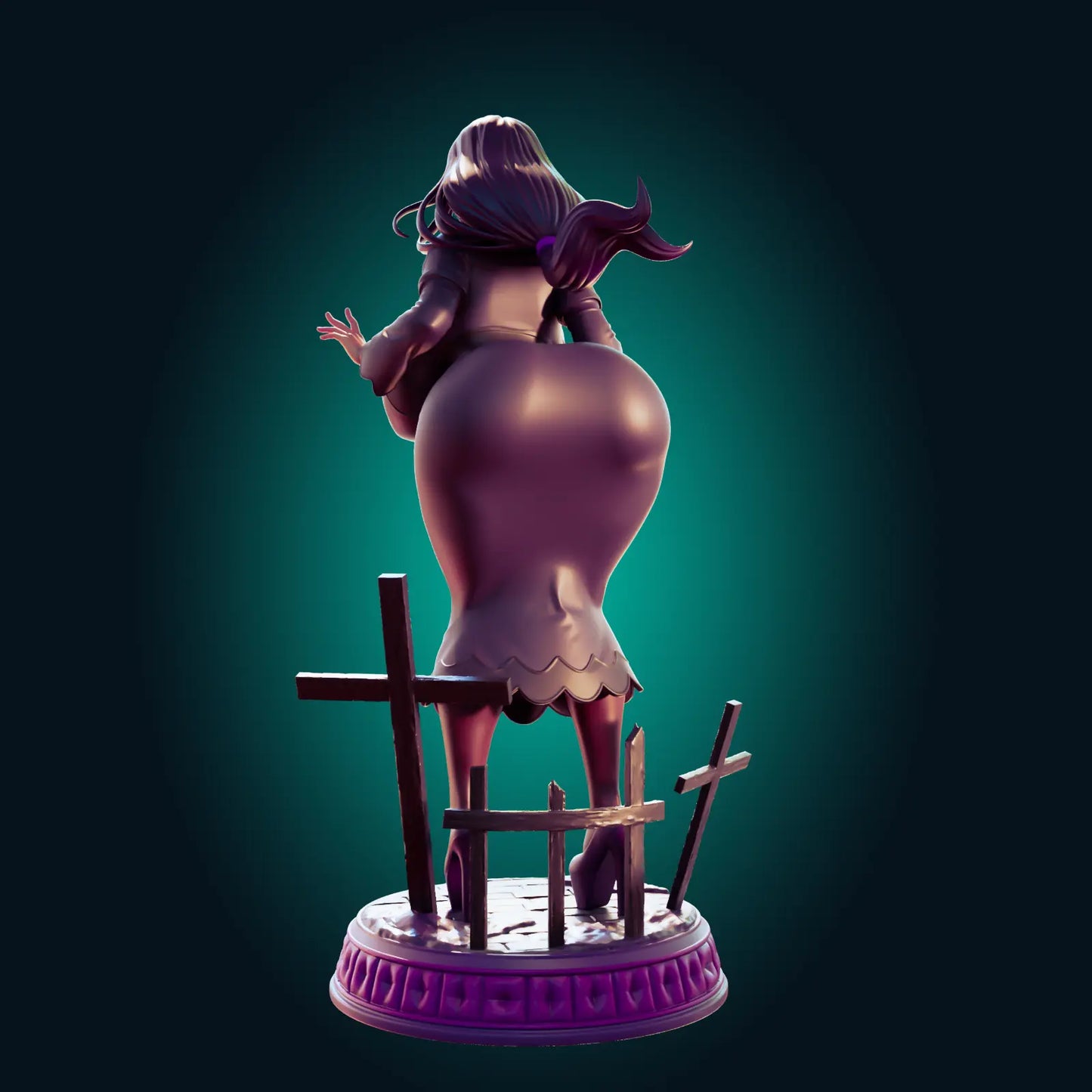 Hex Maniac Pokémon Frost NSFW STL File – 3D Printable Adult Fan Art Model - SeoNyoki3D