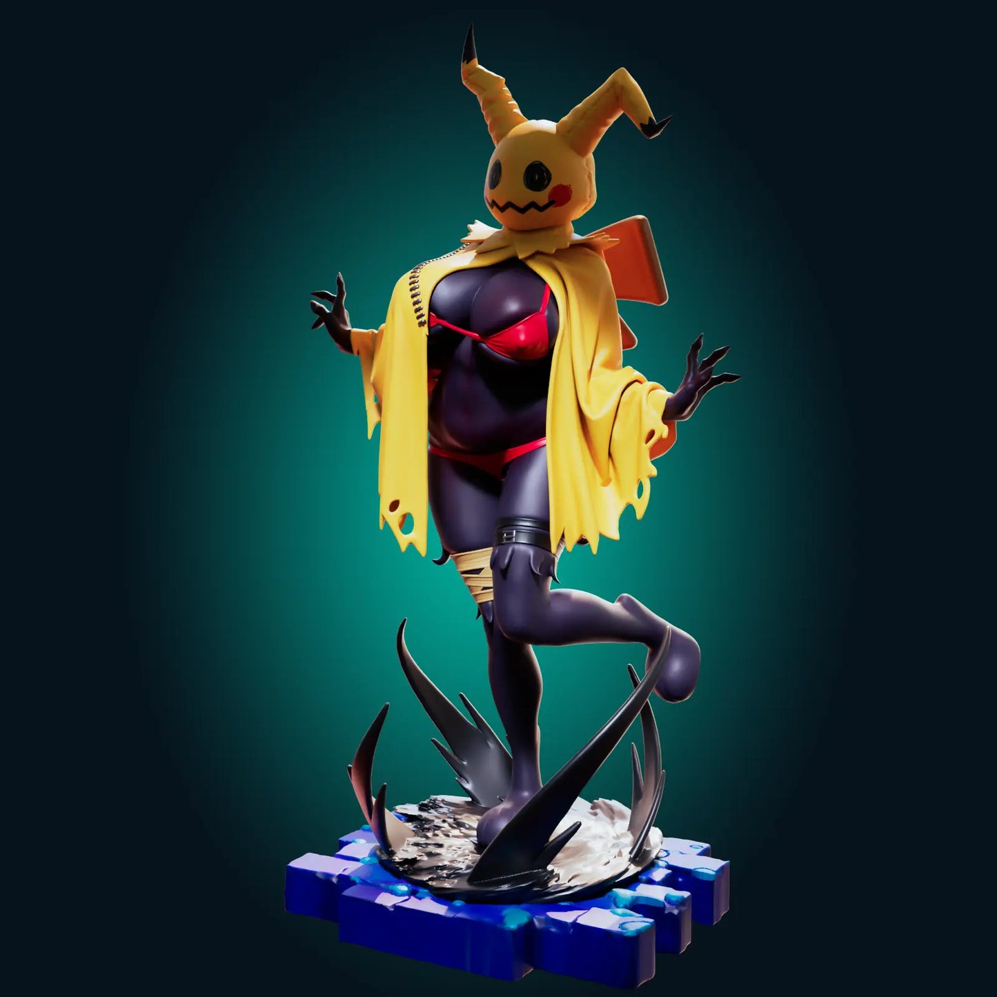 Mimikyu Pokémon Frost NSFW STL File – 3D Printable Adult Fan Art Model - SeoNyoki3D