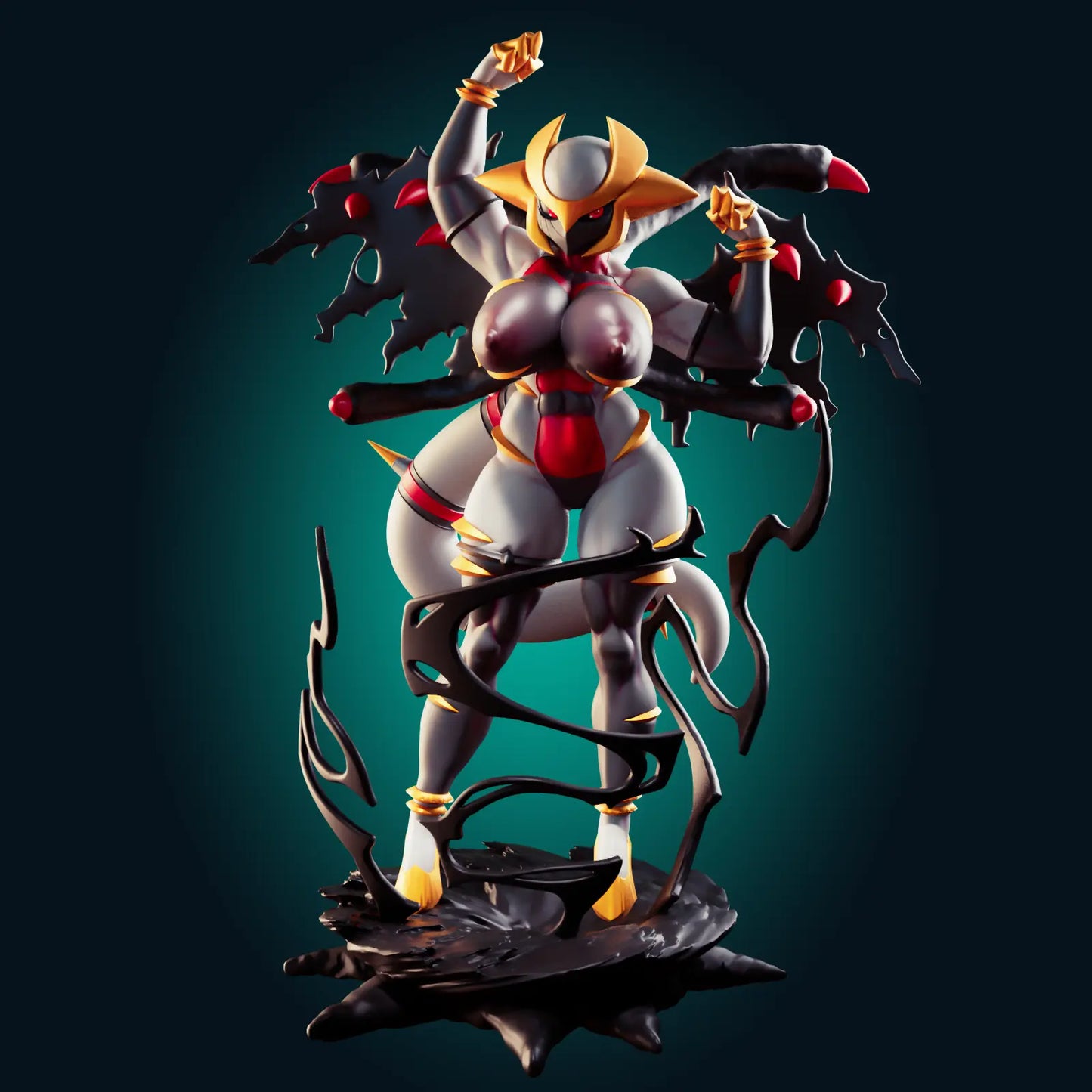 Giratina Pokémon Frost NSFW STL File – 3D Printable Adult Fan Art Model - SeoNyoki3D