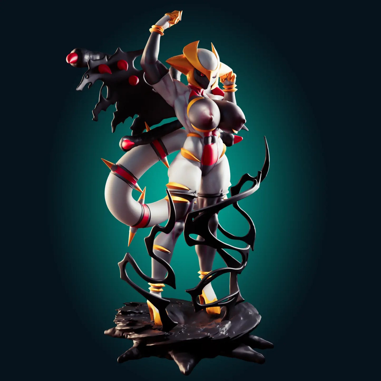 Giratina Pokémon Frost NSFW STL File – 3D Printable Adult Fan Art Model - SeoNyoki3D