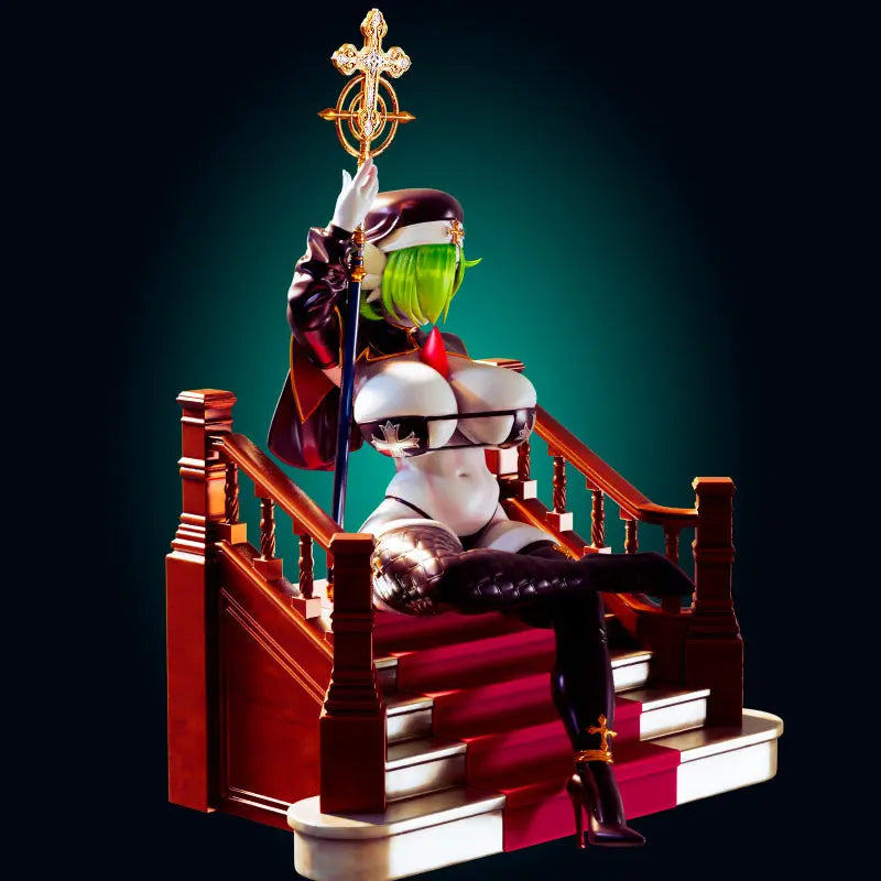 Nun Gardevoir NSFW STL File – Pokémon Fan Art – 3D Printable Adult Model - SeoNyoki3D