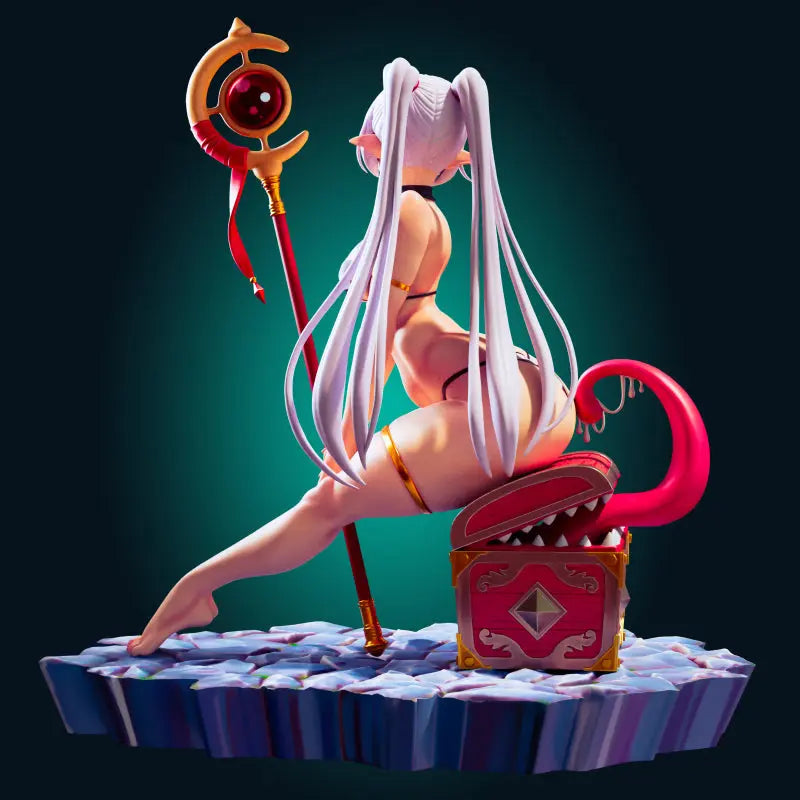NSFW Frieren STL File – Adult Fan Art 3D Print Model – Beyond Journey’s End - SeoNyoki3D