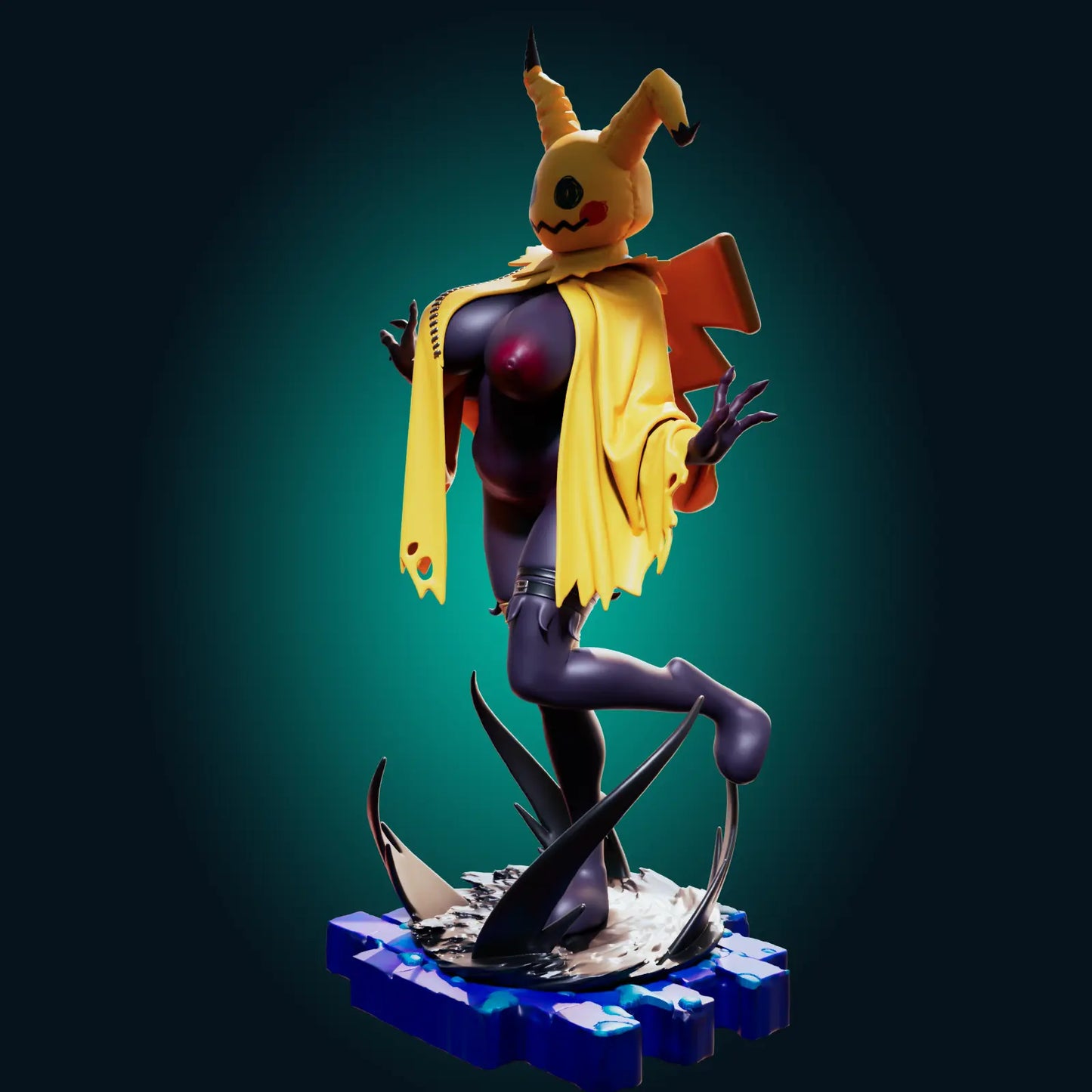 Mimikyu Pokémon Frost NSFW STL File – 3D Printable Adult Fan Art Model - SeoNyoki3D