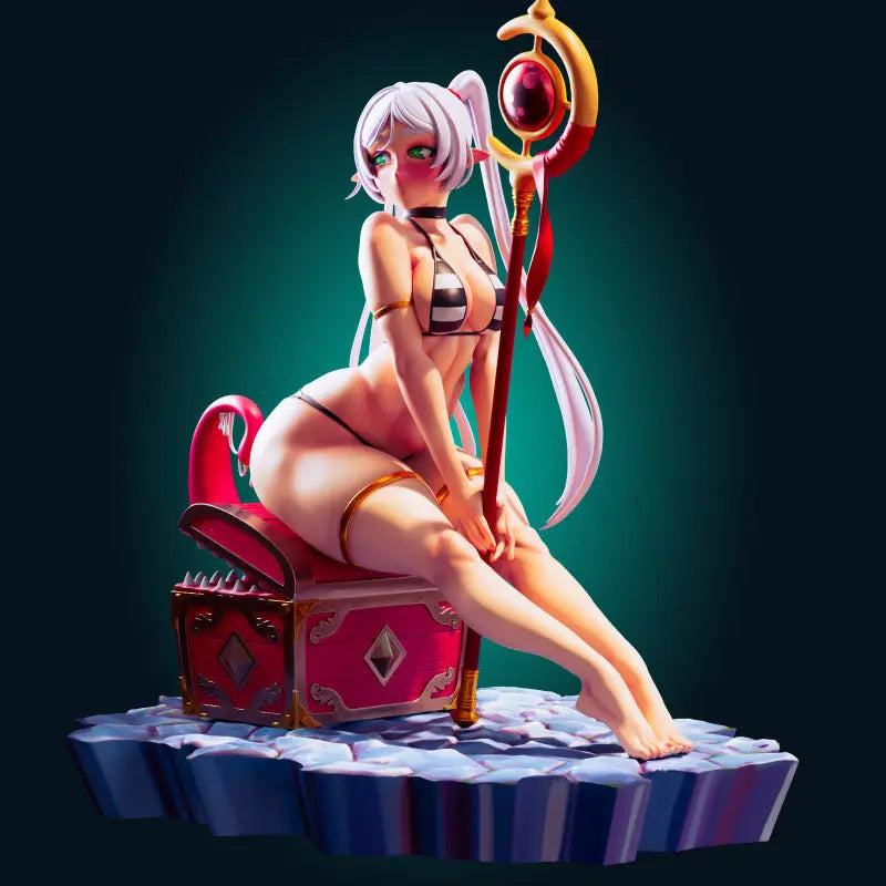 NSFW Frieren STL File – Adult Fan Art 3D Print Model – Beyond Journey’s End - SeoNyoki3D