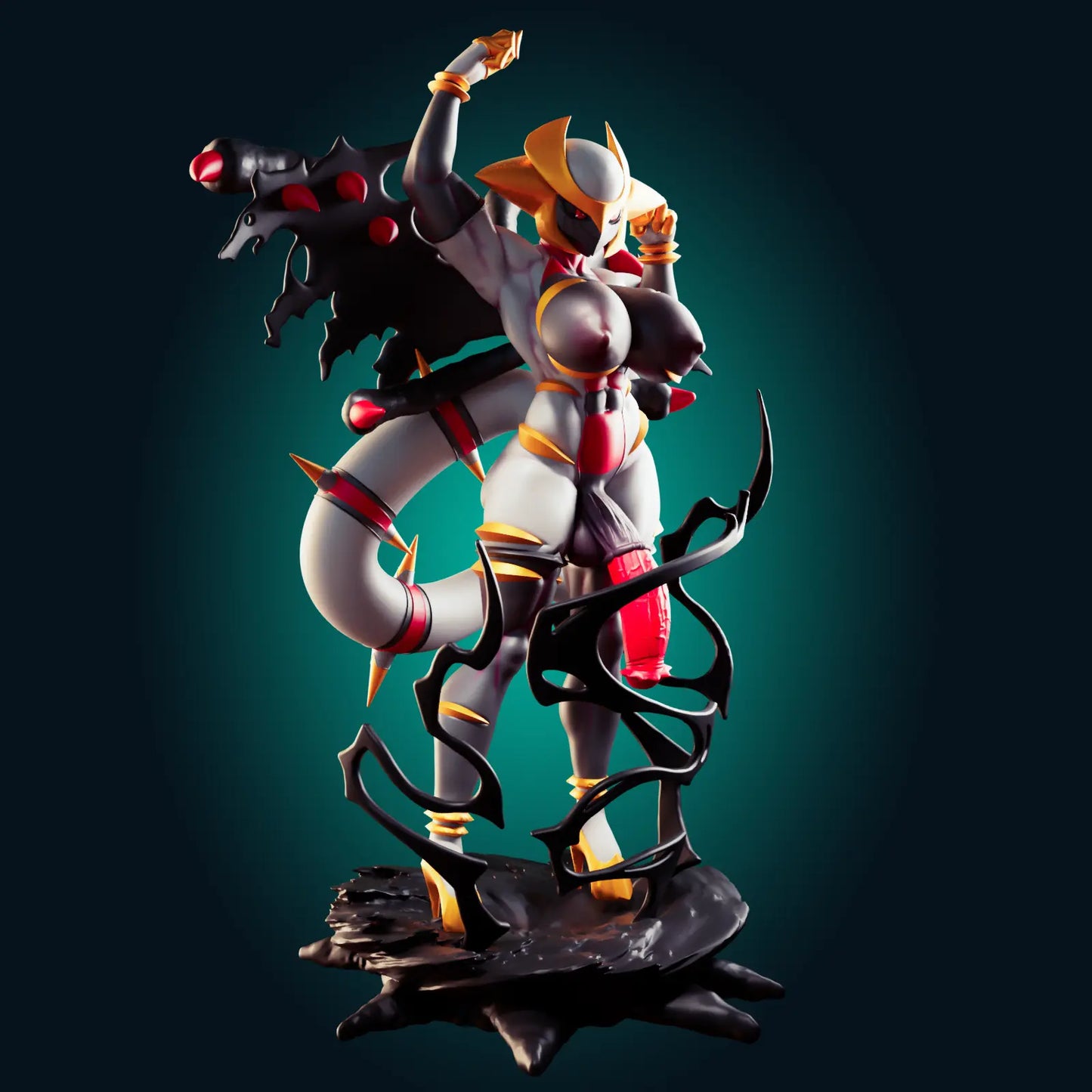 Giratina Pokémon Frost NSFW STL File – 3D Printable Adult Fan Art Model - SeoNyoki3D
