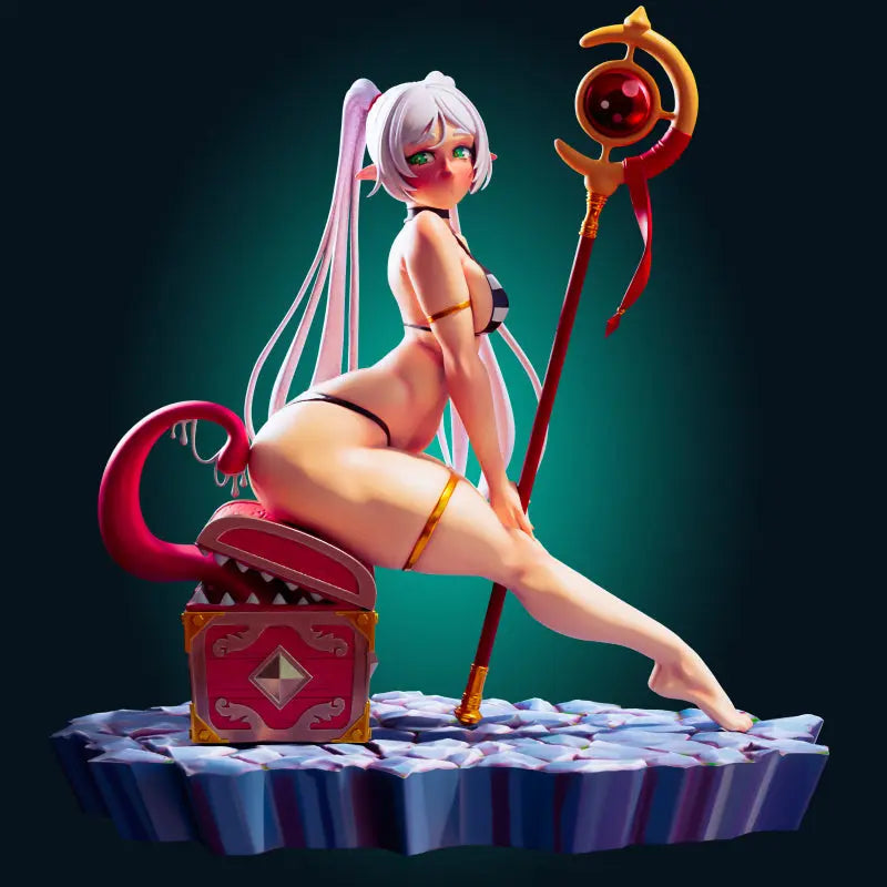 NSFW Frieren STL File – Adult Fan Art 3D Print Model – Beyond Journey’s End - SeoNyoki3D