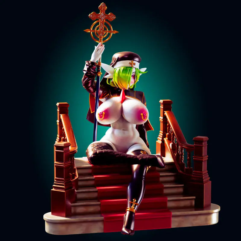 Nun Gardevoir NSFW STL File – Pokémon Fan Art – 3D Printable Adult Model - SeoNyoki3D