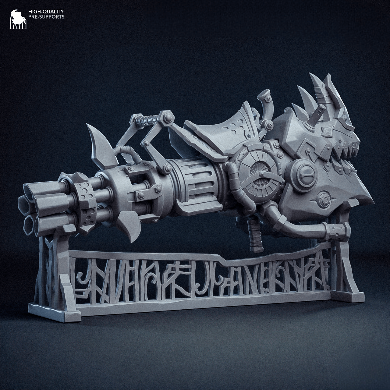 Jinx Rhino Gun – Arcane Weapon Model Scale 1/8 - STL 3D Print Files SeoNyoki3D