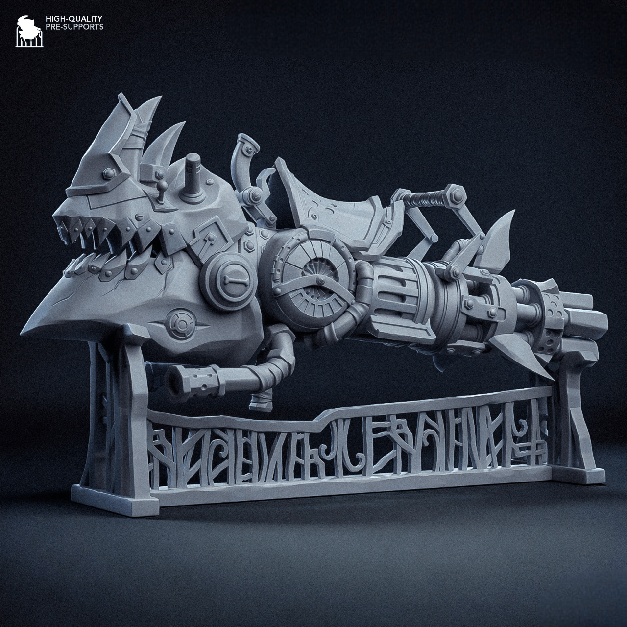 Jinx Rhino Gun – Arcane Weapon Model Scale 1/8 - STL 3D Print Files SeoNyoki3D