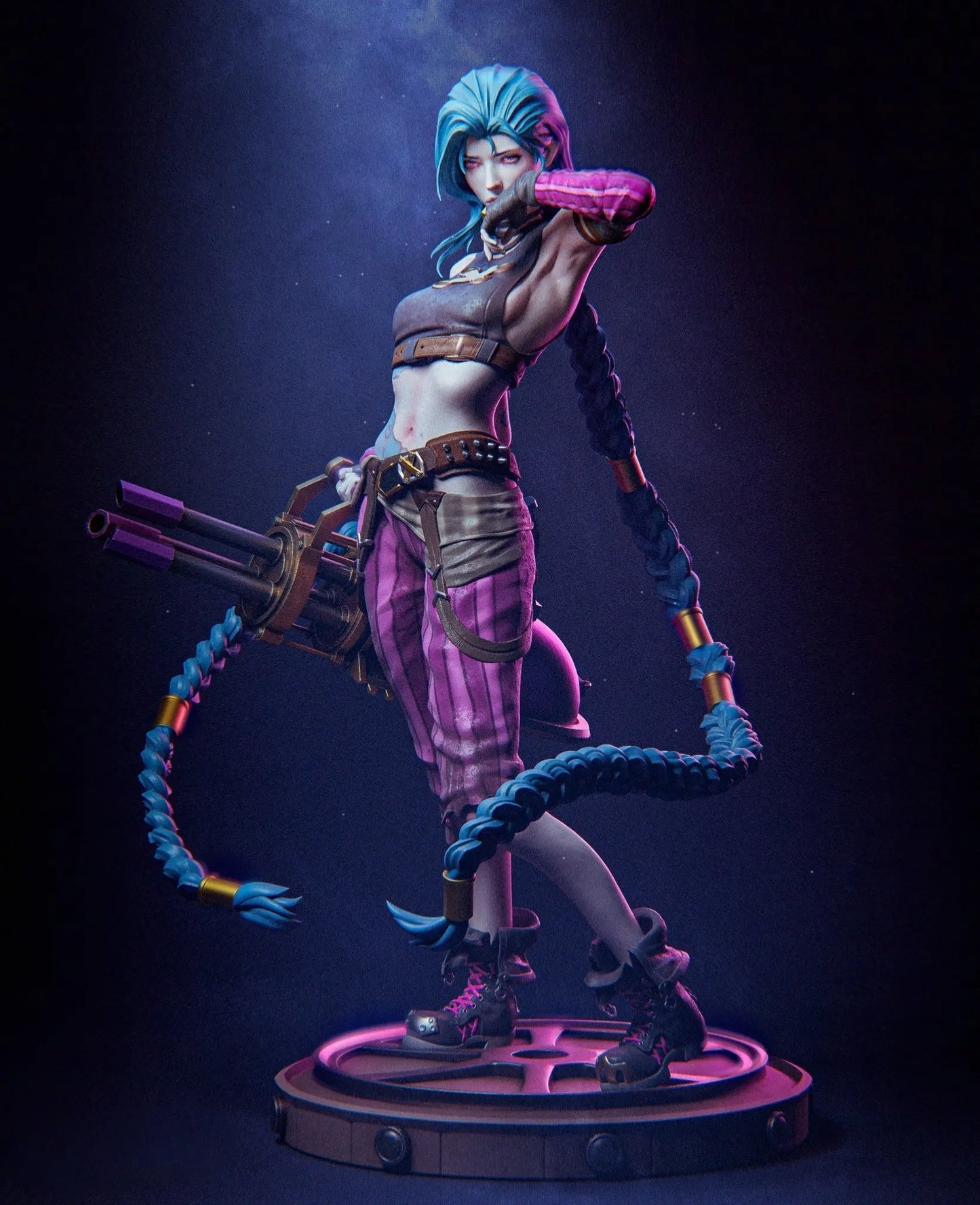 Jinx – League of Legends NSFW STL File – 3D Printable Fan Art Model SeoNyoki3D