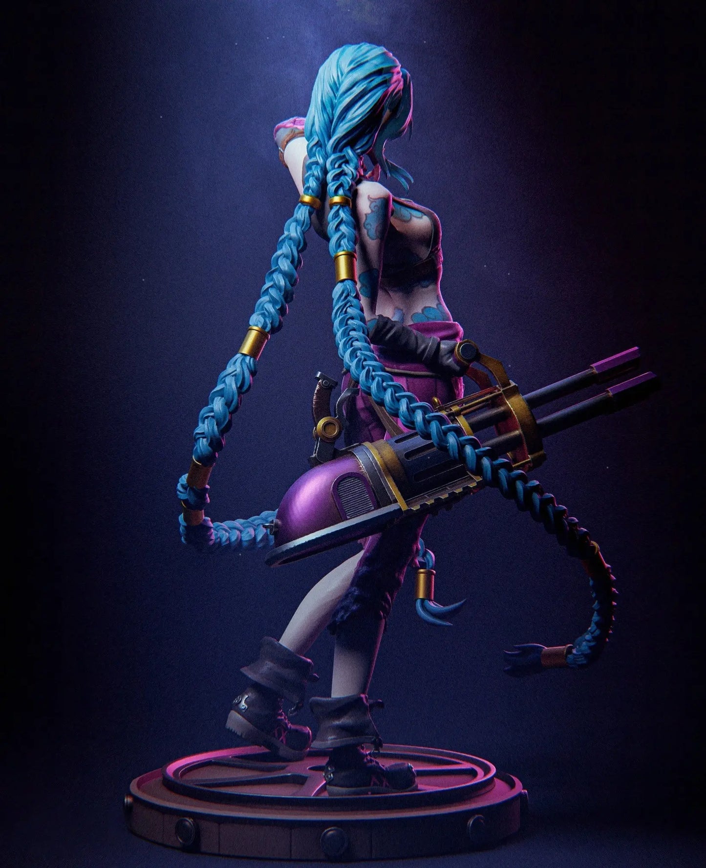 Jinx – League of Legends NSFW STL File – 3D Printable Fan Art Model SeoNyoki3D