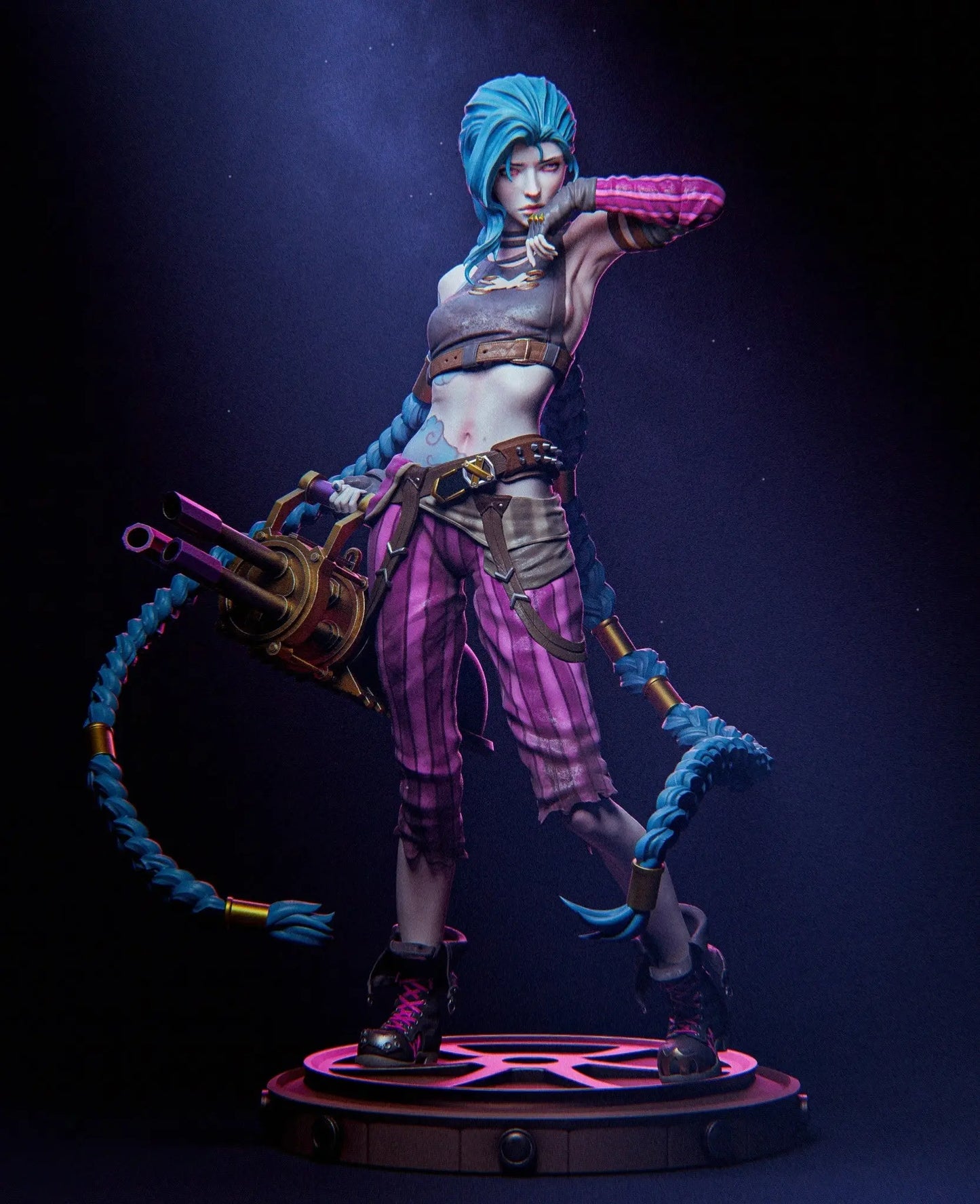 Jinx – League of Legends NSFW STL File – 3D Printable Fan Art Model SeoNyoki3D