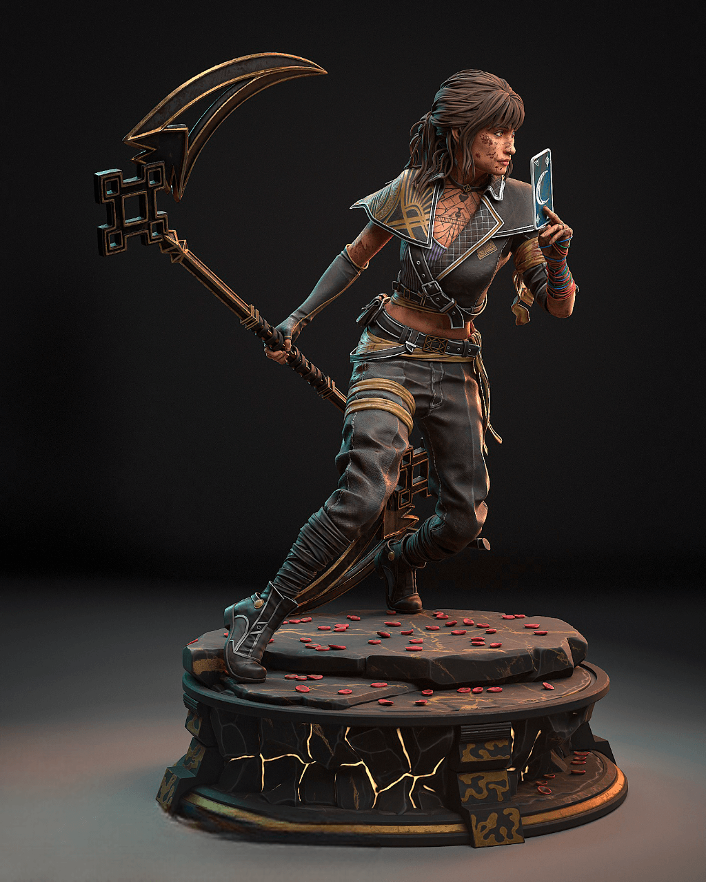 Sciel Clair Obscur STL – Fantasy Character Figurine 3D Print File SeoNyoki3D