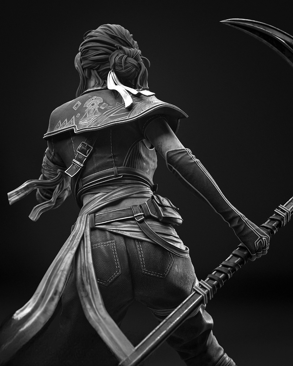 Sciel Clair Obscur STL – Fantasy Character Figurine 3D Print File SeoNyoki3D