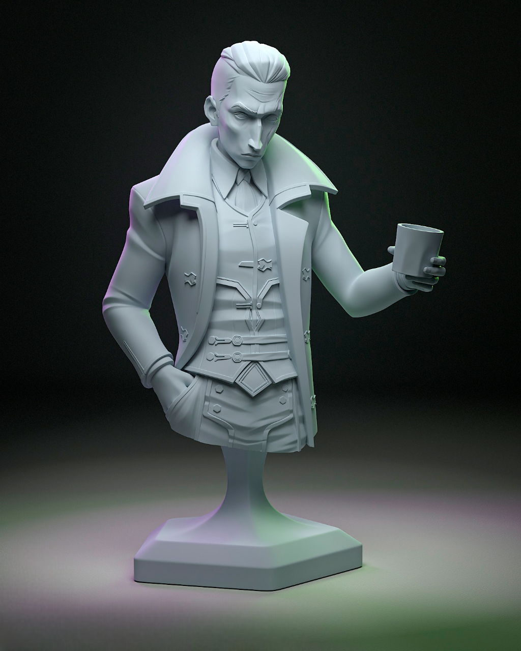 Silco Arcane STL – League of Legends Character Print File SeoNyoki3D