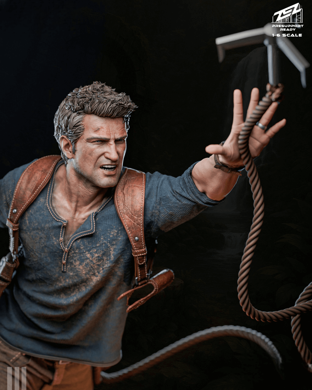 Uncharted Nathan Drake STL – 3D Printable Figurine SeoNyoki3D