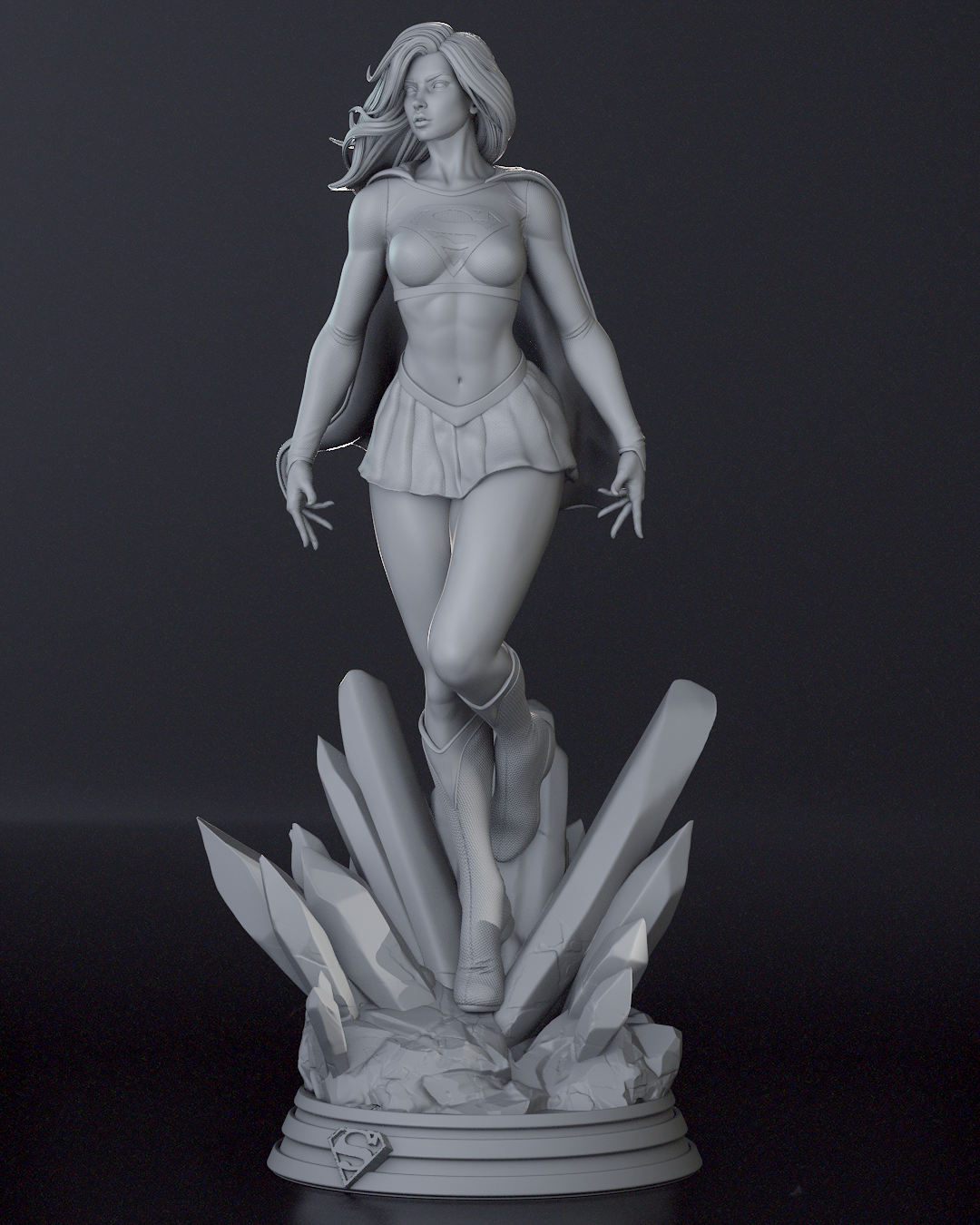 Supergirl NSFW - DC Comics - STL 3D Print Files SeoNyoki3D