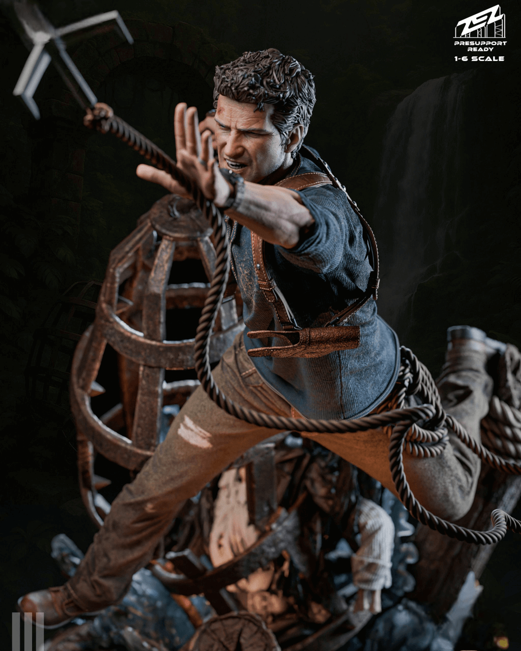 Uncharted Nathan Drake STL – 3D Printable Figurine SeoNyoki3D