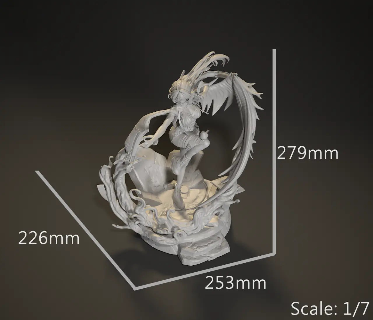 Zenless Zone Zero STL File – 3D Printable Anime-Style Fan Art Model - SeoNyoki3D
