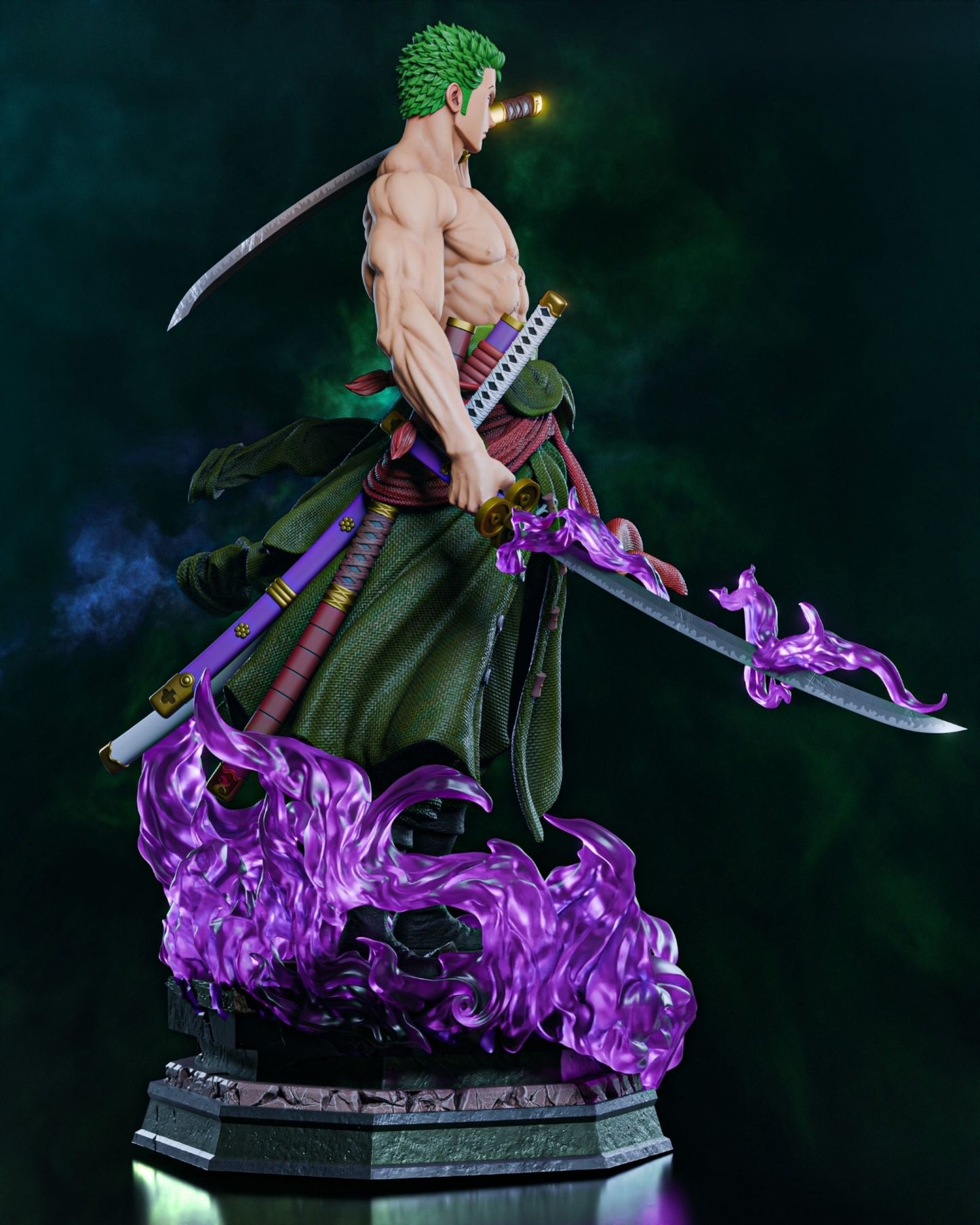 4202 Roronoa Zoro - One Piece - STL 3D Print Files HihowruSTL