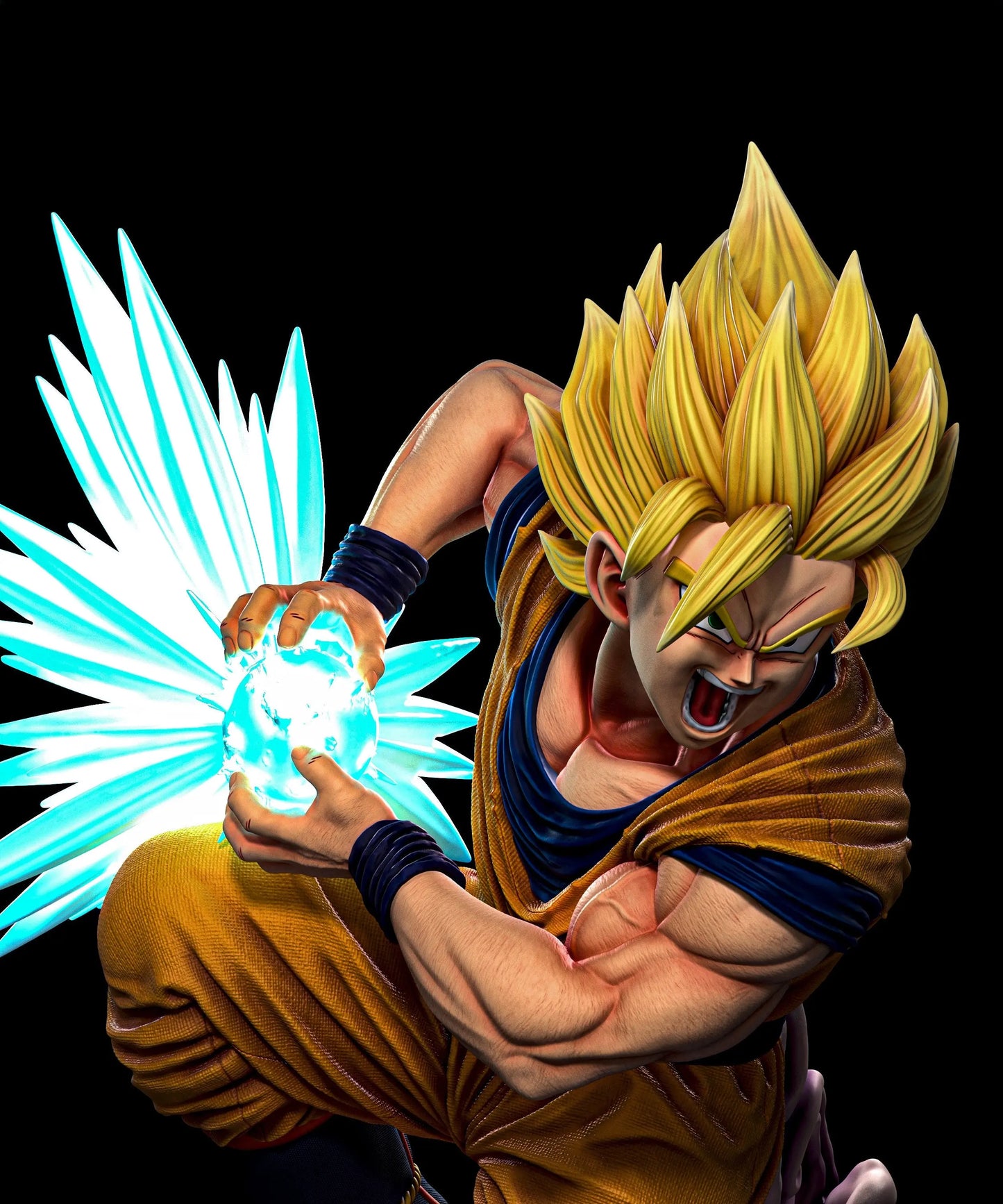 Goku SSJ3 STL - Dragon Ball Z - 3D Print Files SeoNyoki3D
