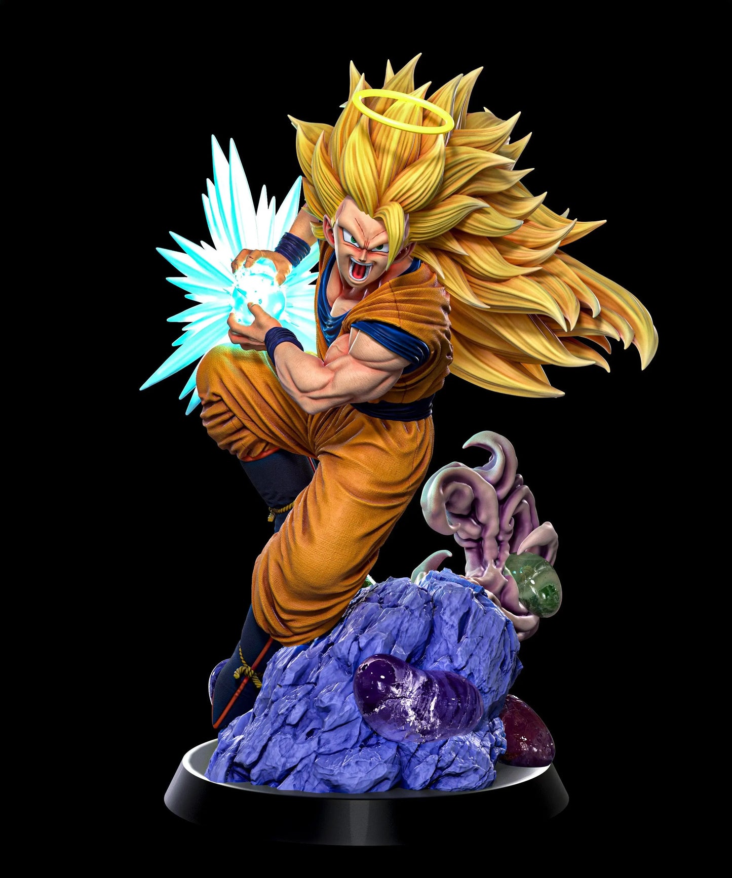 Goku SSJ3 STL - Dragon Ball Z - 3D Print Files SeoNyoki3D