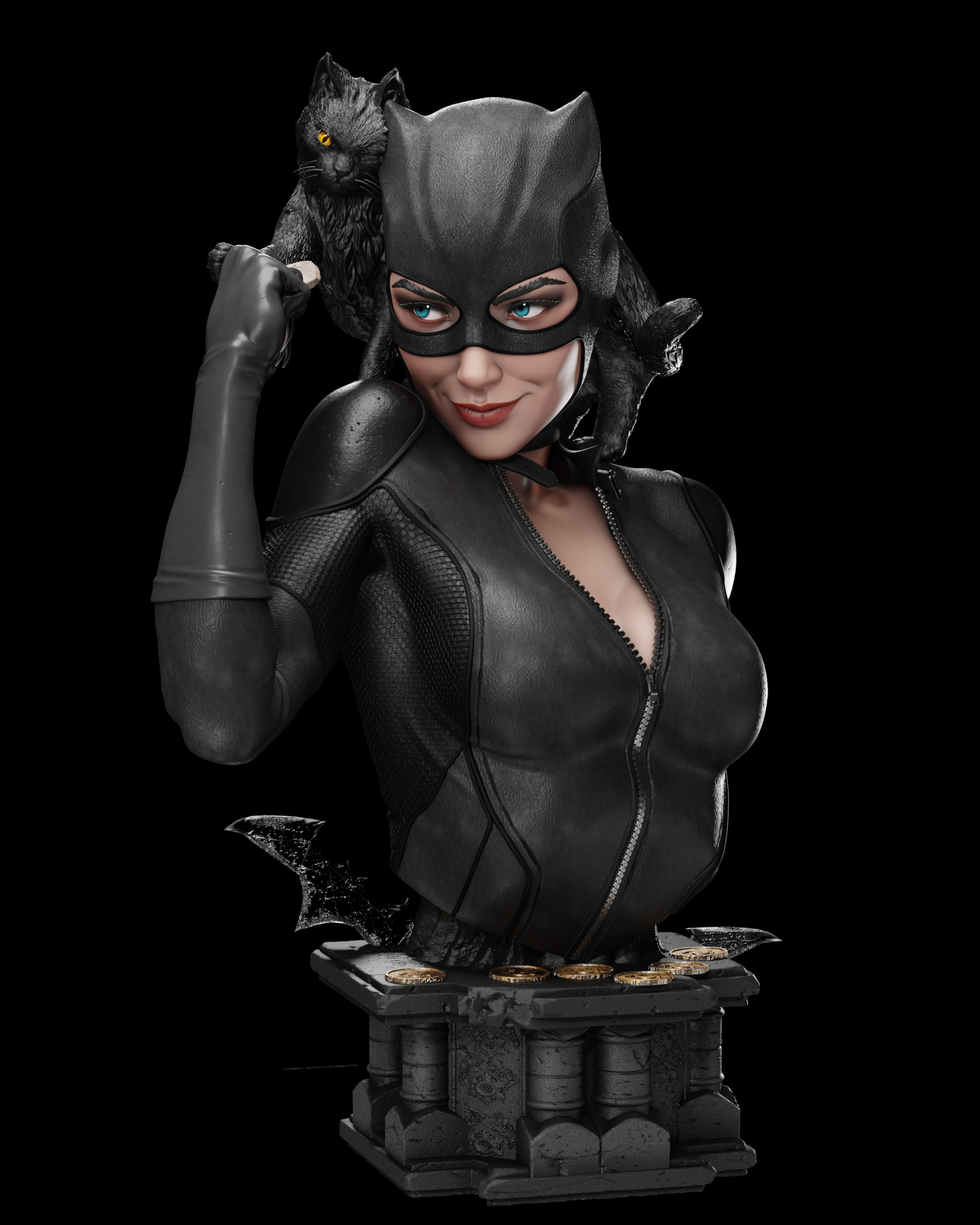 2098 Catwoman - DC COMICS - STL 3D Print Files HihowruSTL